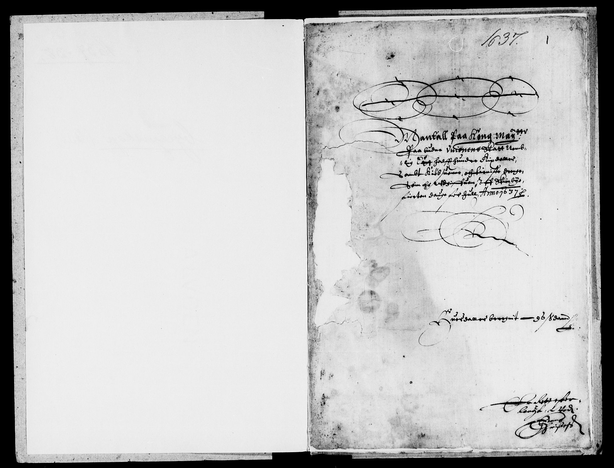 Rentekammeret inntil 1814, Reviderte regnskaper, Lensregnskaper, AV/RA-EA-5023/R/Rb/Rbp/L0020: Bratsberg len, 1637-1638