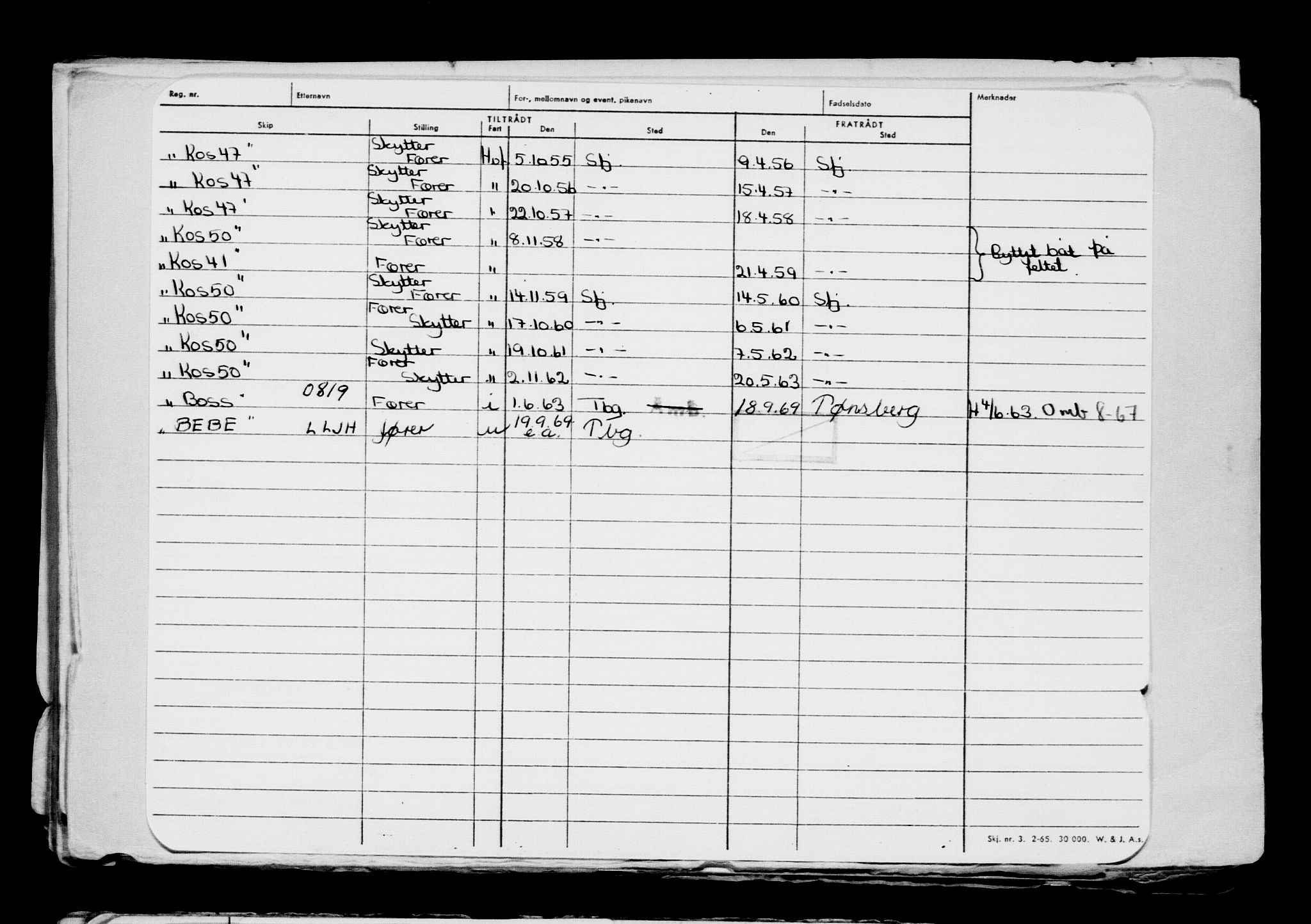 Direktoratet for sjømenn, AV/RA-S-3545/G/Gb/L0218: Hovedkort, 1923, s. 392