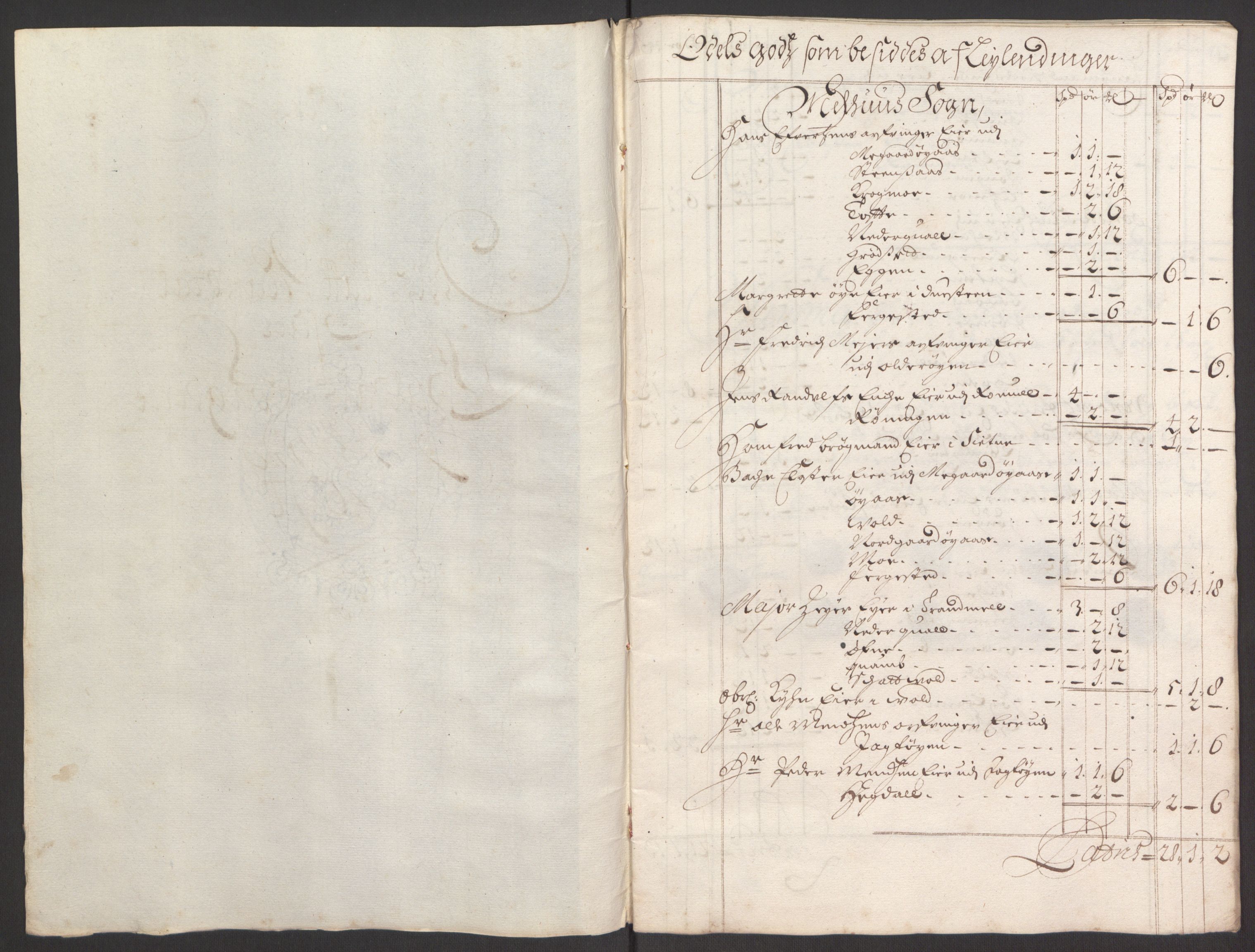 Rentekammeret inntil 1814, Reviderte regnskaper, Fogderegnskap, AV/RA-EA-4092/R60/L3944: Fogderegnskap Orkdal og Gauldal, 1694, s. 332