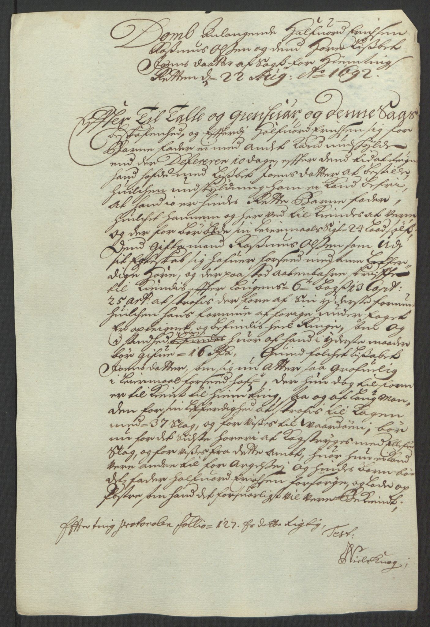 Rentekammeret inntil 1814, Reviderte regnskaper, Fogderegnskap, AV/RA-EA-4092/R69/L4851: Fogderegnskap Finnmark/Vardøhus, 1691-1700, s. 198