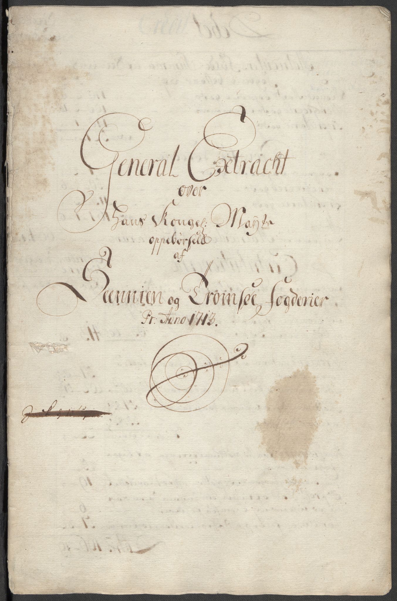 Rentekammeret inntil 1814, Reviderte regnskaper, Fogderegnskap, AV/RA-EA-4092/R68/L4759: Fogderegnskap Senja og Troms, 1713, s. 14