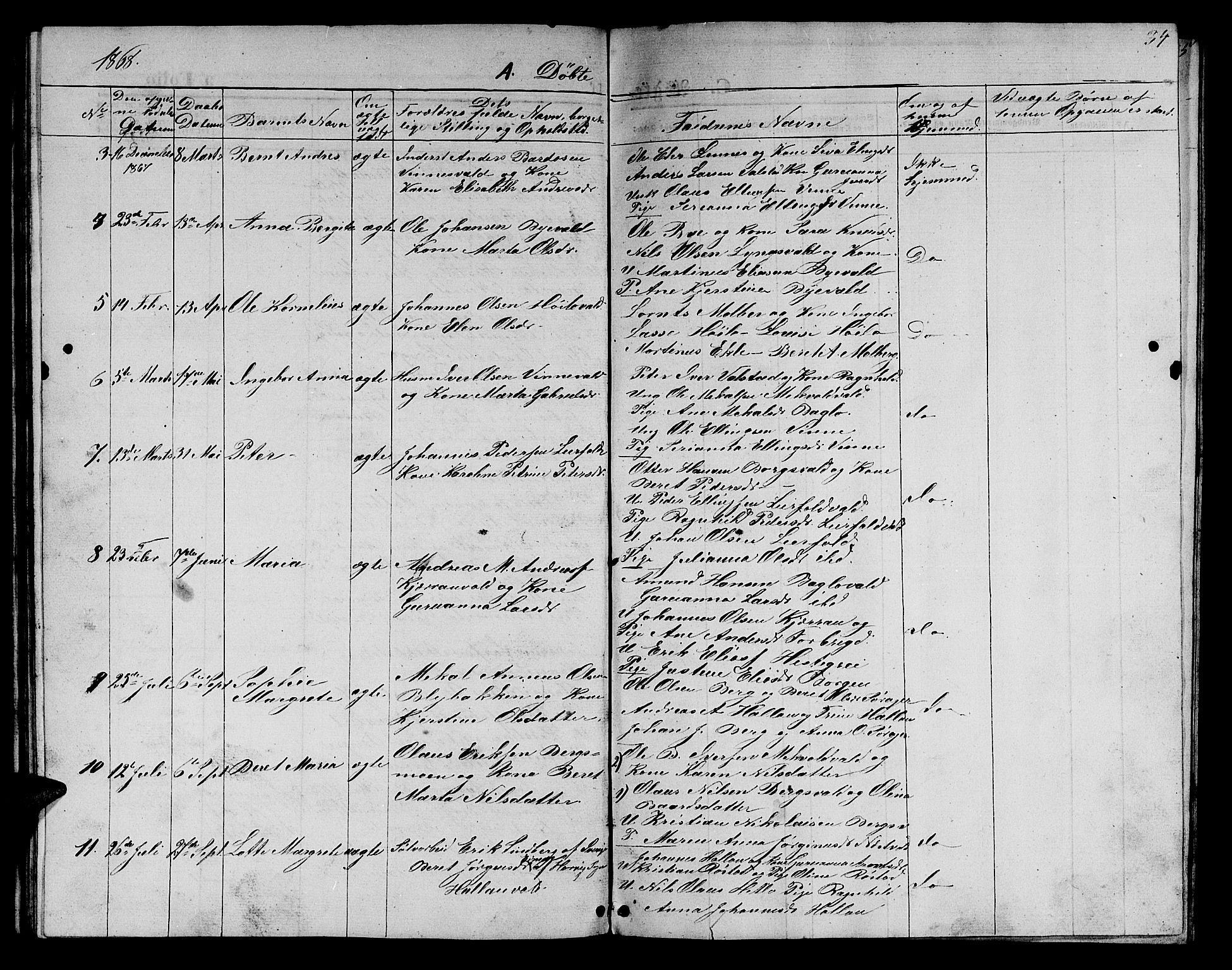 Ministerialprotokoller, klokkerbøker og fødselsregistre - Nord-Trøndelag, SAT/A-1458/726/L0270: Klokkerbok nr. 726C01, 1858-1868, s. 34