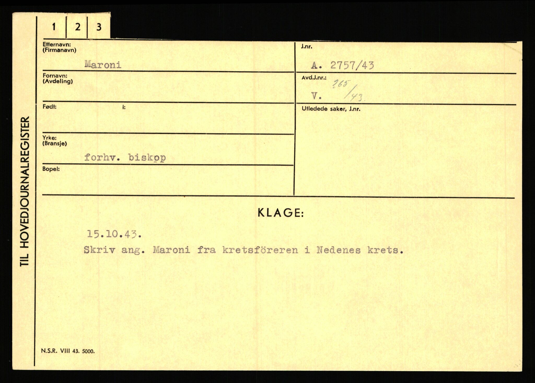 Statspolitiet - Hovedkontoret / Osloavdelingen, AV/RA-S-1329/C/Ca/L0010: Lind - Moksnes, 1943-1945, s. 2800