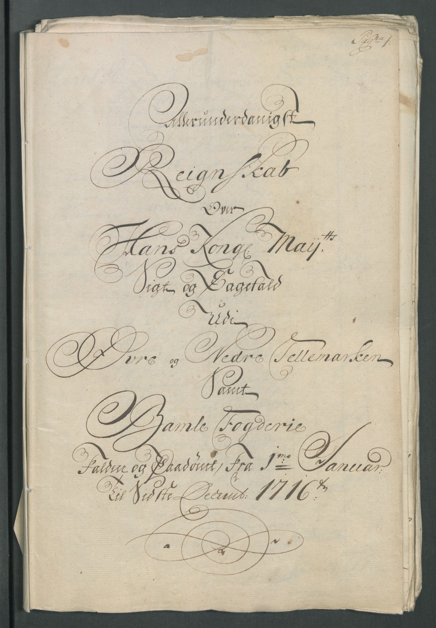 Rentekammeret inntil 1814, Reviderte regnskaper, Fogderegnskap, RA/EA-4092/R36/L2128: Fogderegnskap Øvre og Nedre Telemark og Bamble, 1716, s. 211