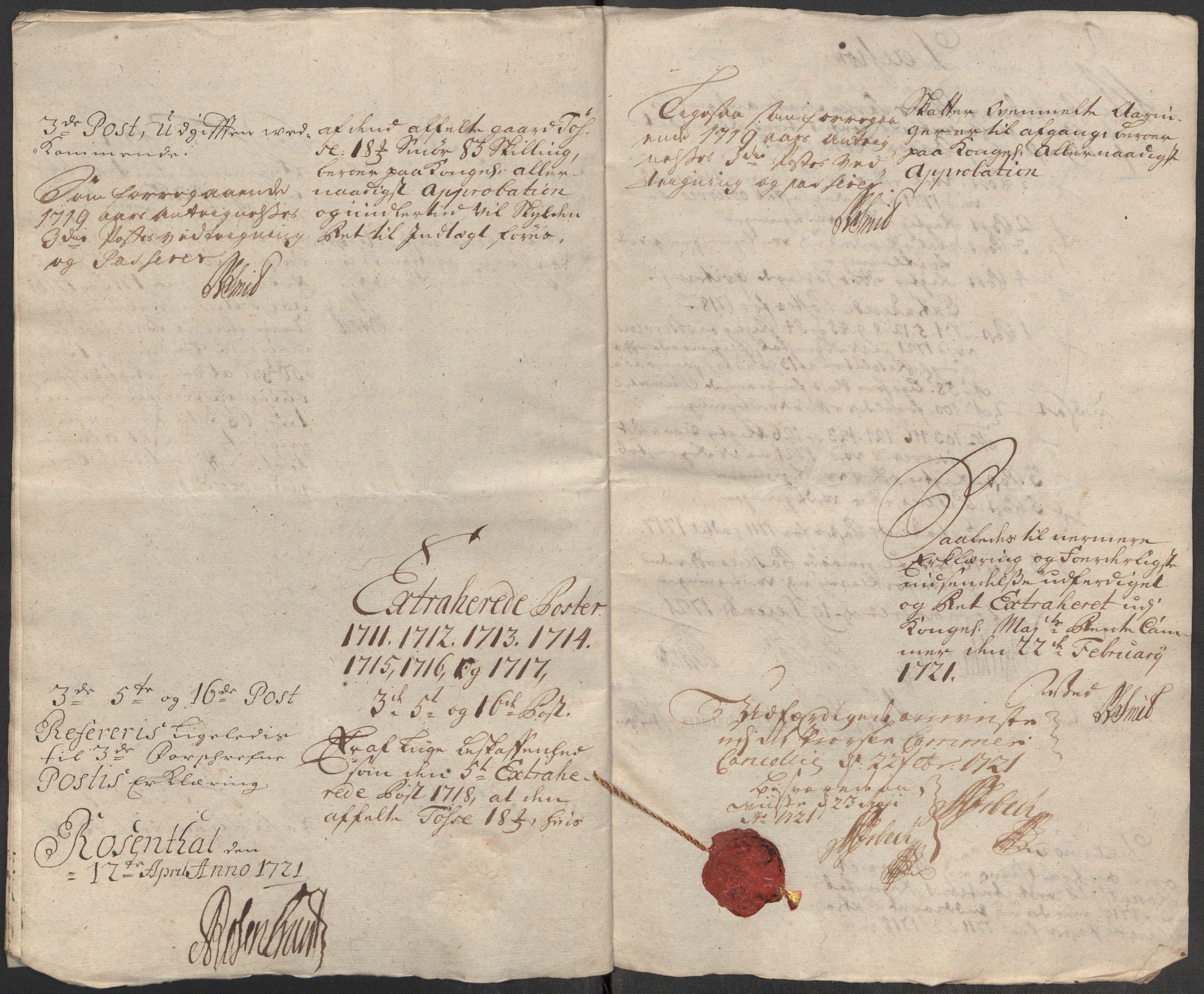 Rentekammeret inntil 1814, Reviderte regnskaper, Fogderegnskap, AV/RA-EA-4092/R49/L3140: Fogderegnskap Rosendal Baroni, 1718-1720, s. 175