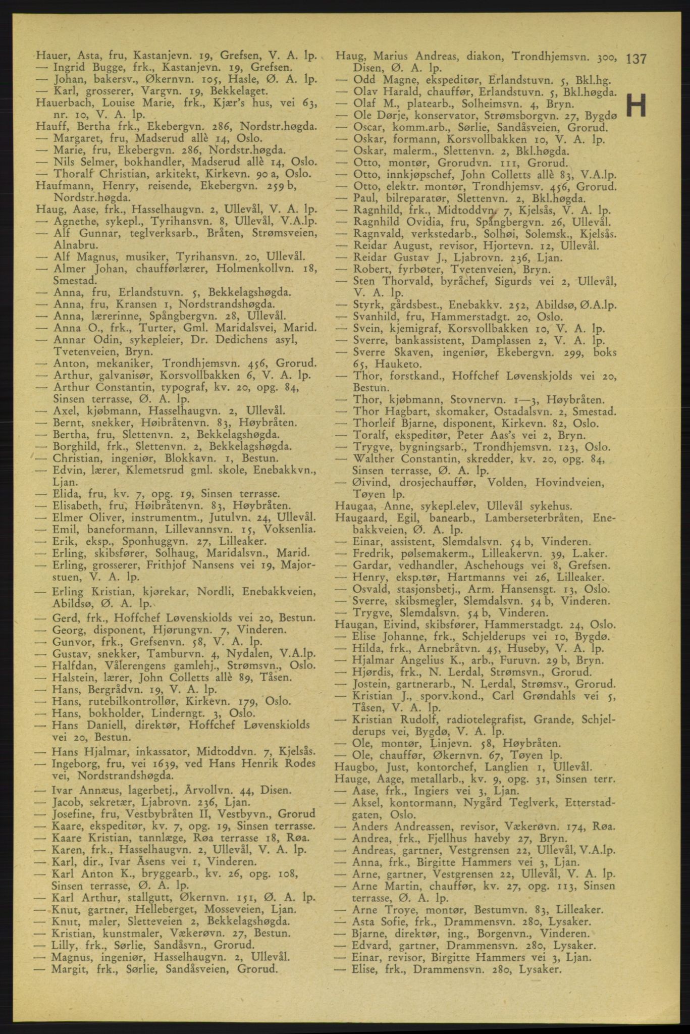 Aker adressebok/adressekalender, PUBL/001/A/006: Aker adressebok, 1937-1938, s. 137