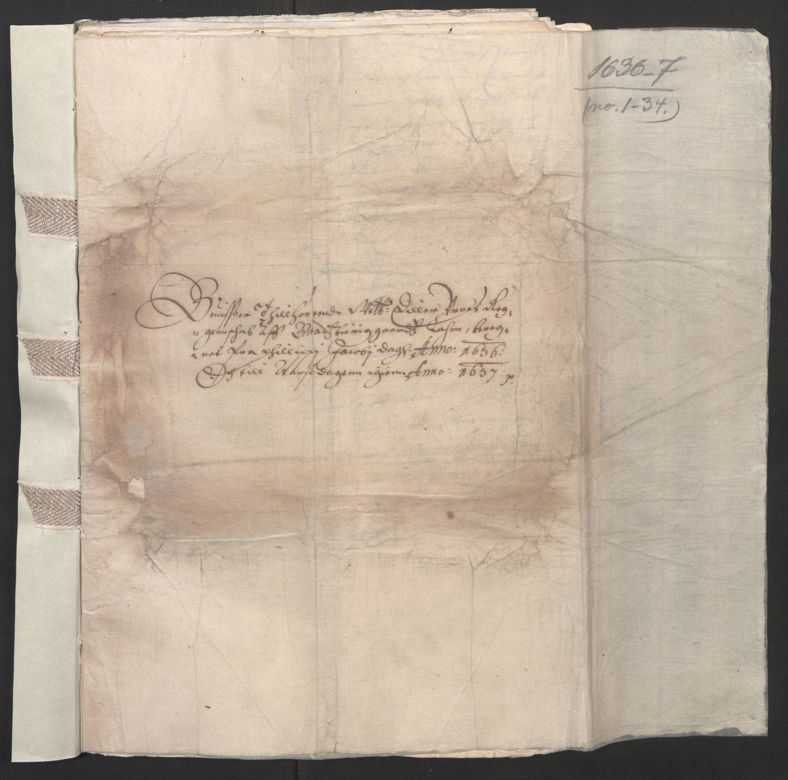 Rentekammeret inntil 1814, Reviderte regnskaper, Lensregnskaper, AV/RA-EA-5023/R/Rb/Rbp/L0019: Bratsberg len, 1636-1638