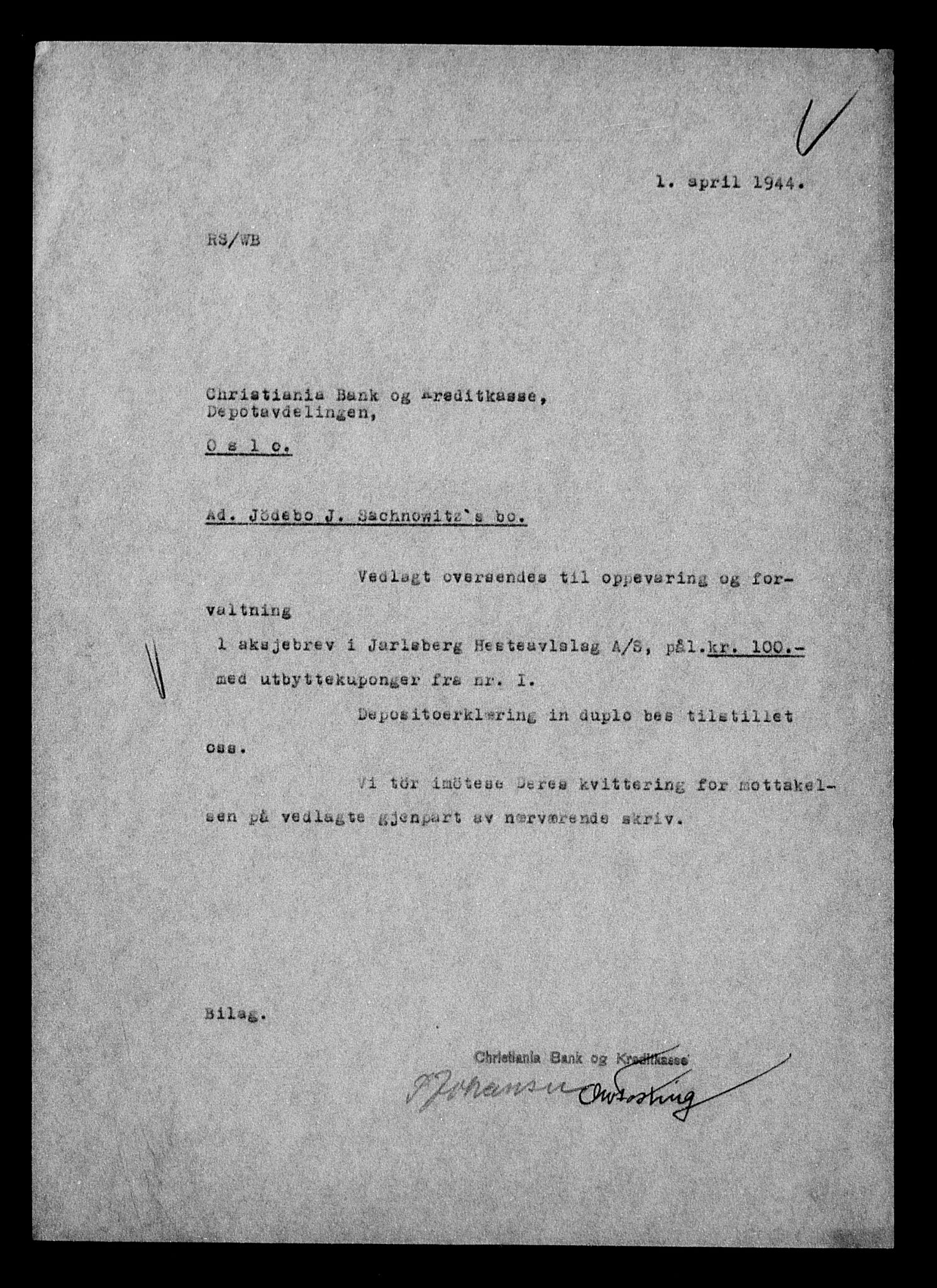 Justisdepartementet, Tilbakeføringskontoret for inndratte formuer, AV/RA-S-1564/H/Hc/Hcc/L0975: --, 1945-1947, s. 449