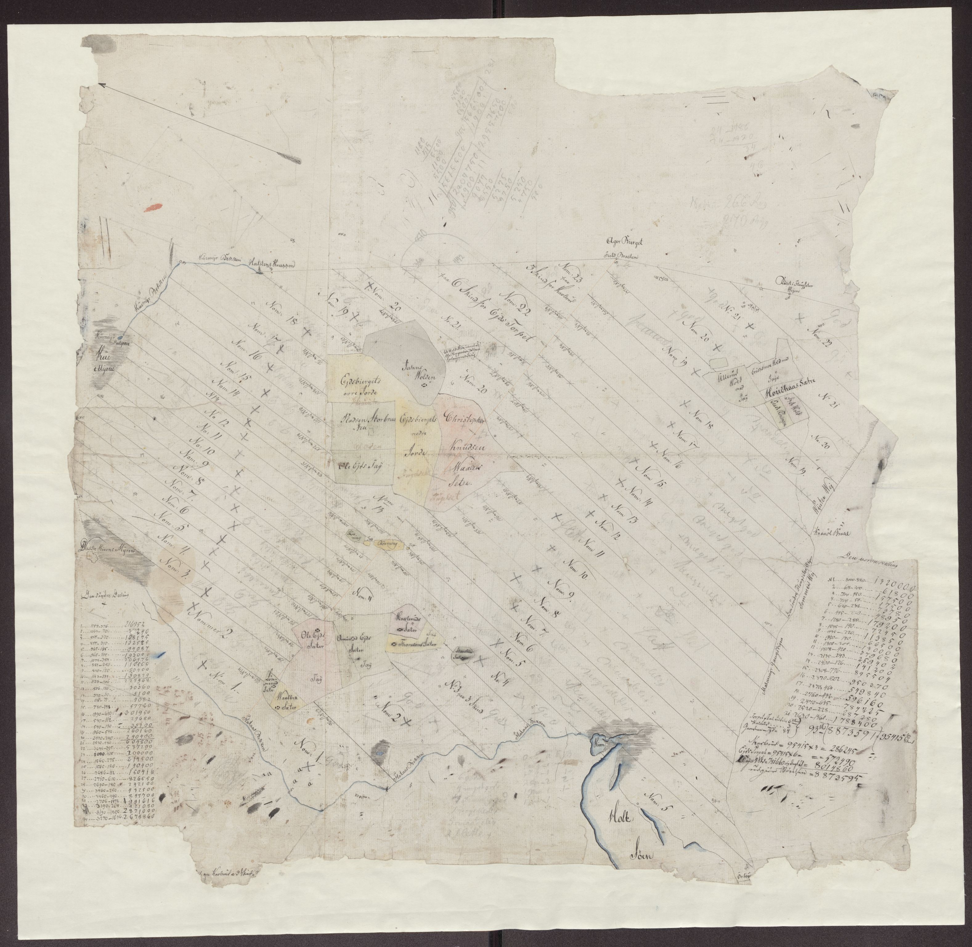 Kartsamlingen - Statsarkivet i Hamar, AV/SAH-KART-001/F/Fa/L0001: Kart, 1629-1992, s. 20