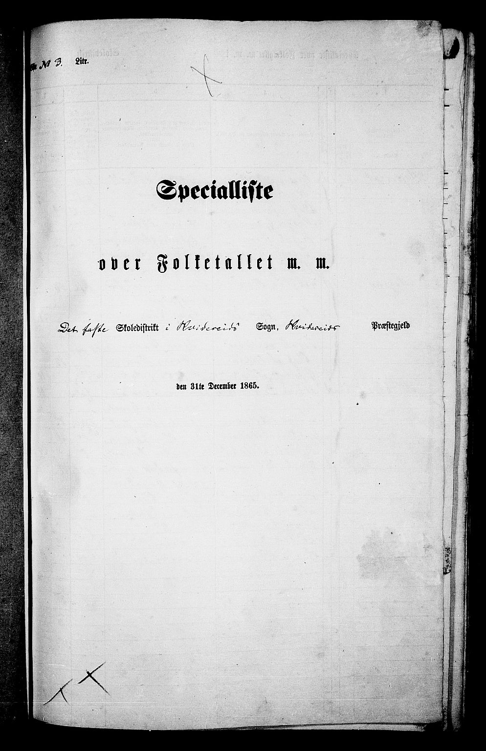 RA, Folketelling 1865 for 0829P Kviteseid prestegjeld, 1865, s. 44