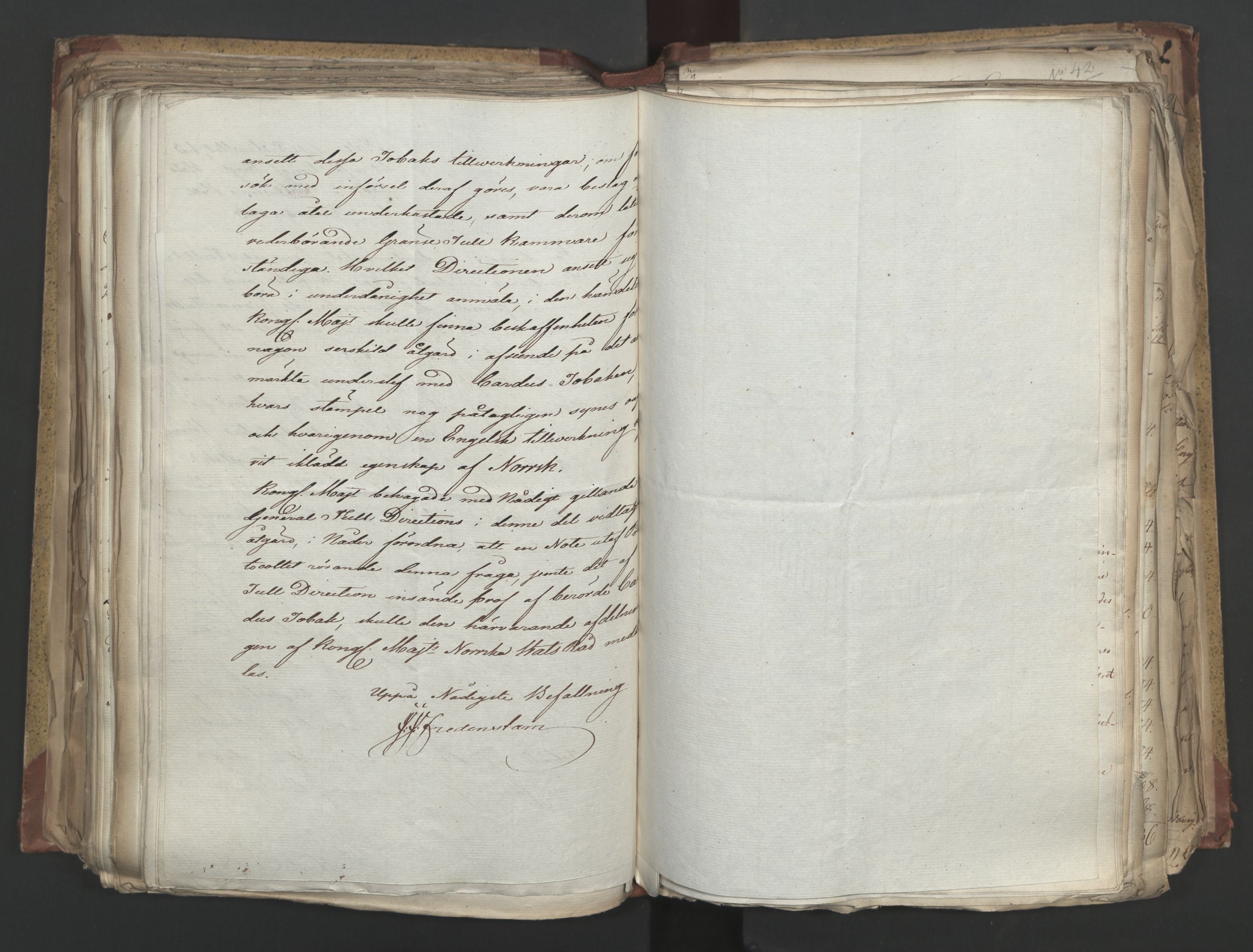Statsrådsavdelingen i Stockholm, AV/RA-S-1003/D/Da/L0004: Regjeringsinnstillinger nr. 788-999, 1815, s. 253
