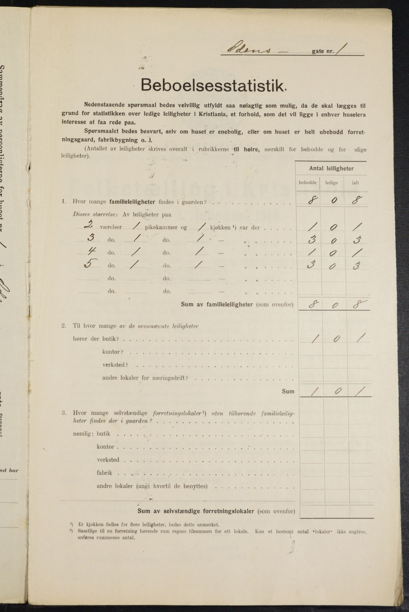 OBA, Kommunal folketelling 1.2.1914 for Kristiania, 1914, s. 74489