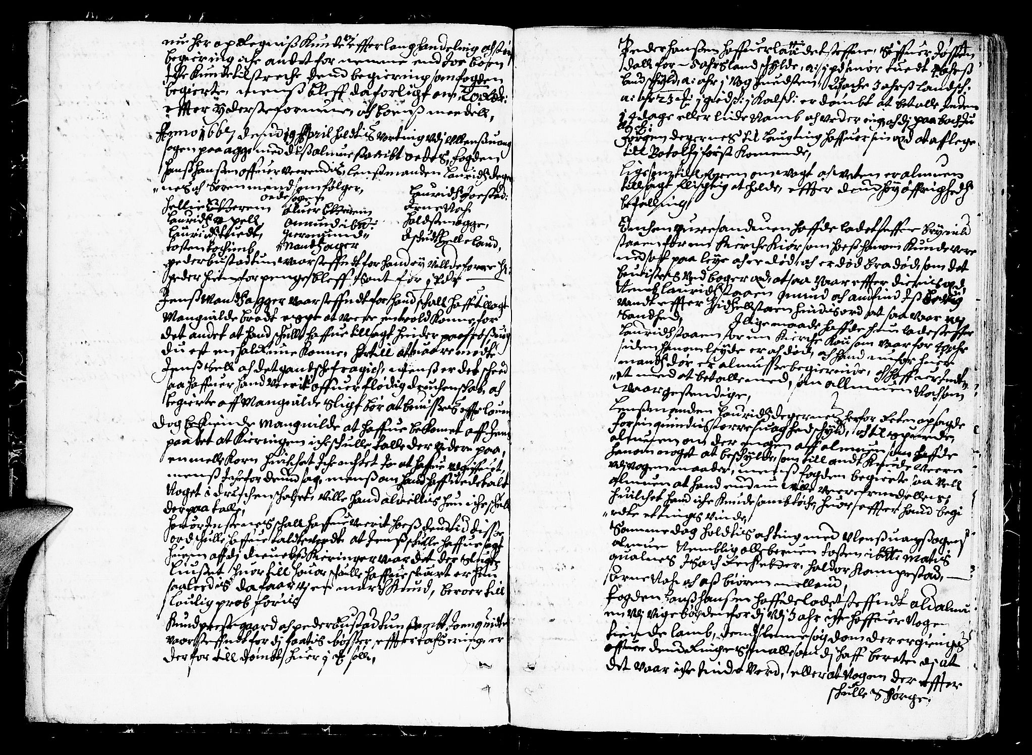 Hardanger og Voss sorenskriveri, AV/SAB-A-2501/1/1A/1Ac/L0004: Tingbok for Hardanger, Lysekloster og Halsnøy kloster, 1667, s. 3b-4a