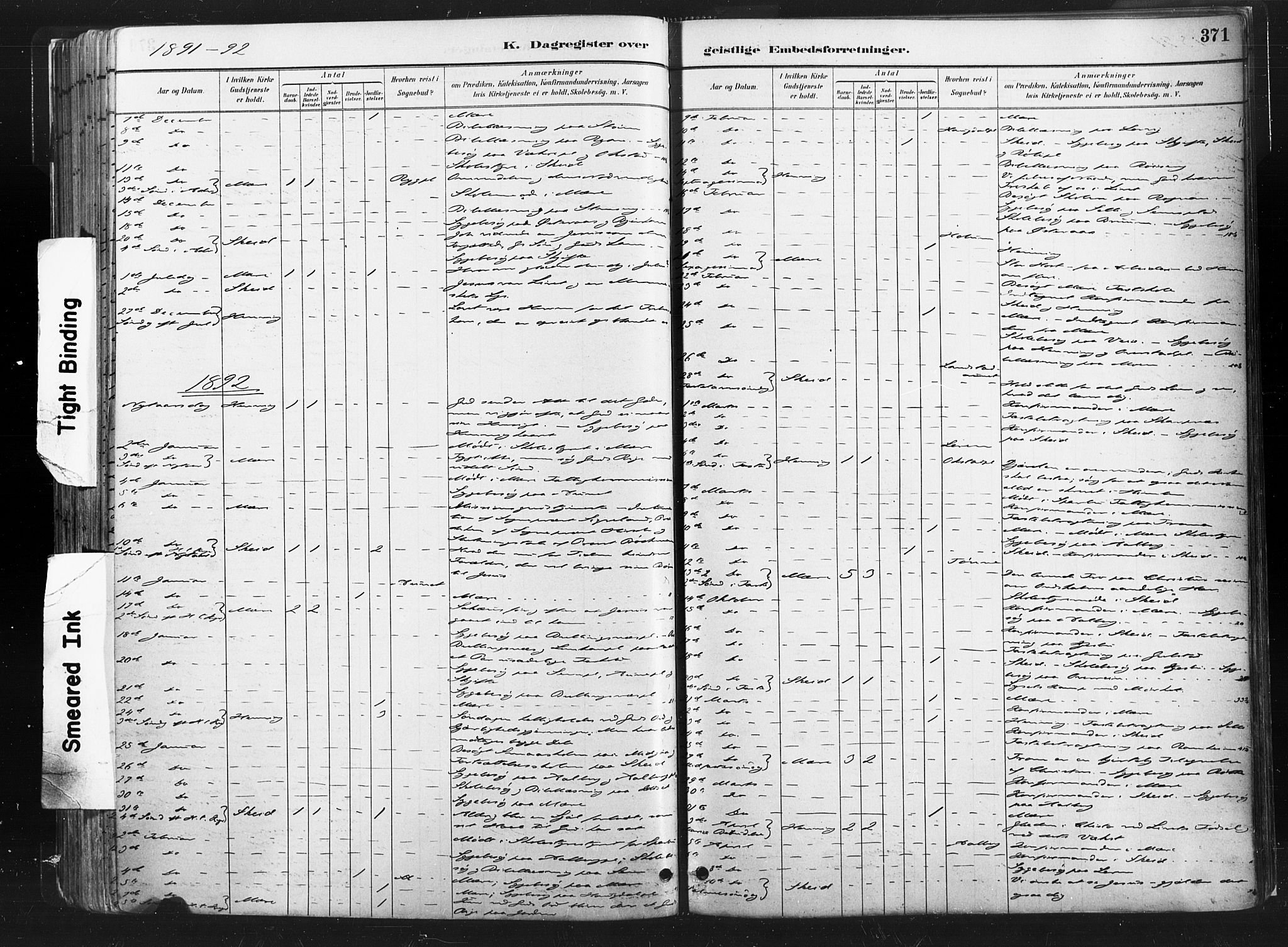 Ministerialprotokoller, klokkerbøker og fødselsregistre - Nord-Trøndelag, SAT/A-1458/735/L0351: Ministerialbok nr. 735A10, 1884-1908, s. 371
