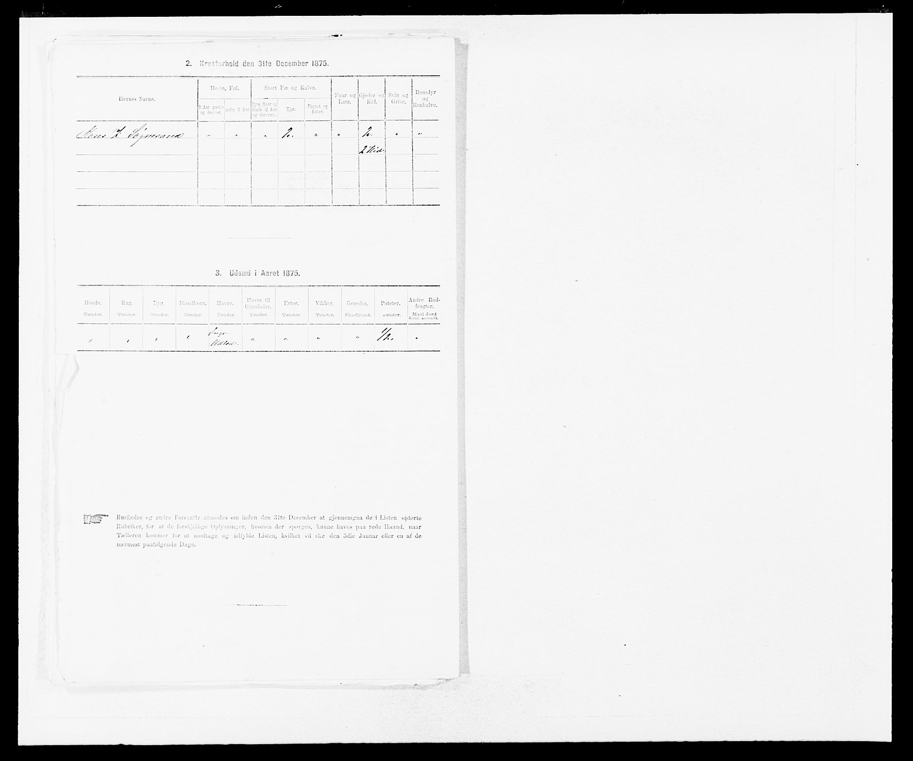 SAB, Folketelling 1875 for 1431P Jølster prestegjeld, 1875, s. 420