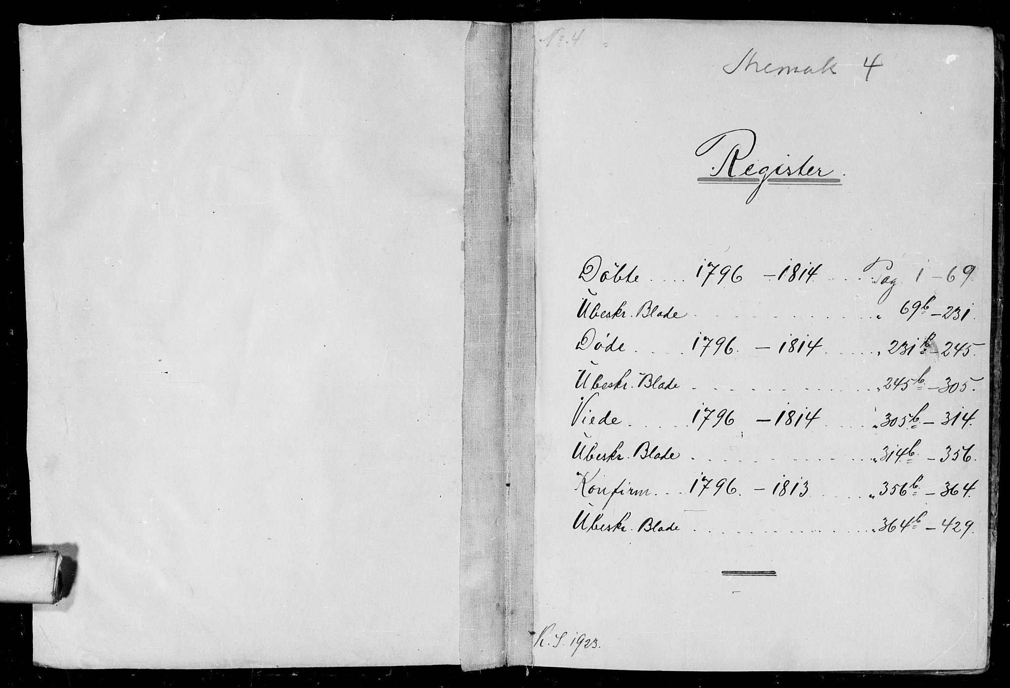 Aremark prestekontor Kirkebøker, AV/SAO-A-10899/F/Fa/L0004: Ministerialbok nr. I 4, 1796-1814