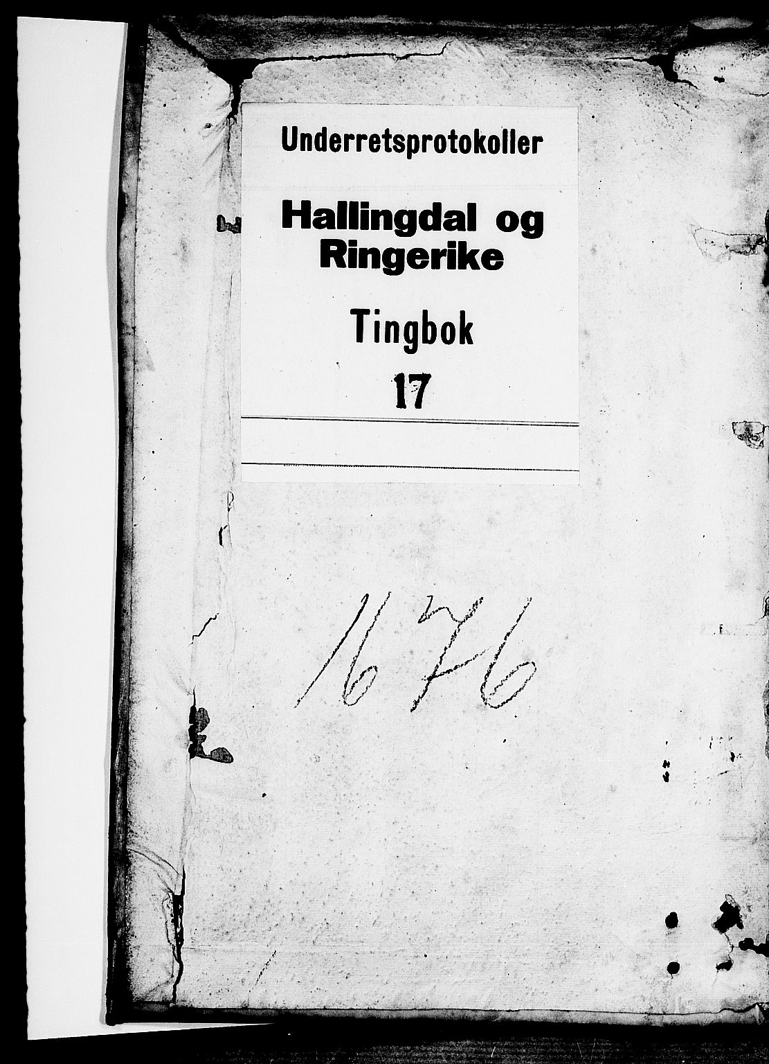 Ringerike og Hallingdal sorenskriveri, SAKO/A-81/F/Fa/Faa/L0012: Tingbok, 1676-1677