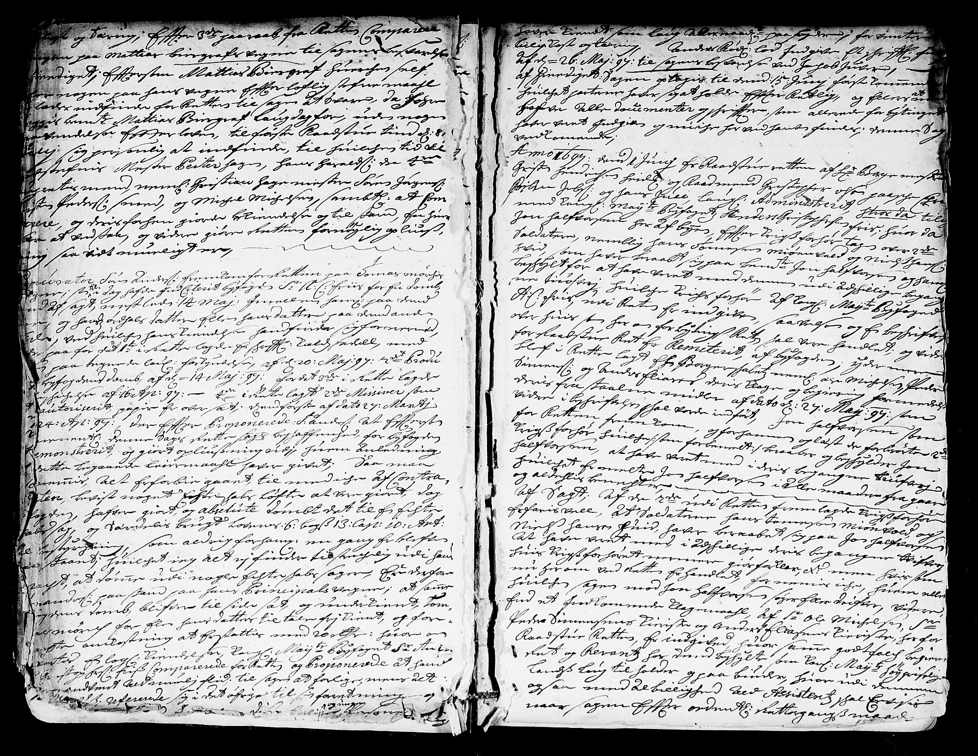 Fredrikshald rådstuerett, AV/SAO-A-11129/A/L0003: Rådstuprotokoll, 1697-1708, s. 5b-6a