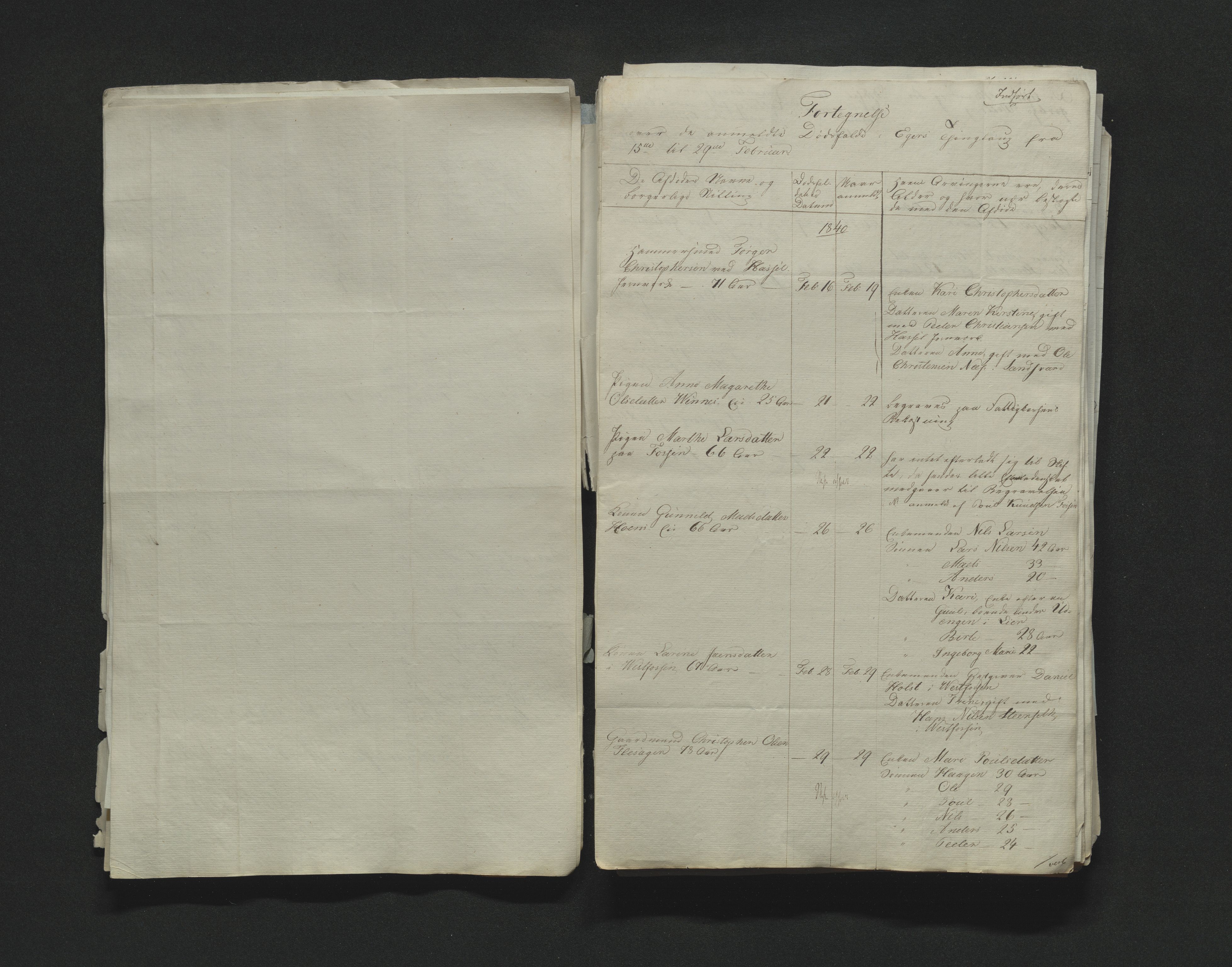 Eiker, Modum og Sigdal sorenskriveri, AV/SAKO-A-123/H/Ha/Hab/L0005: Dødsfallsmeldinger, 1837-1840