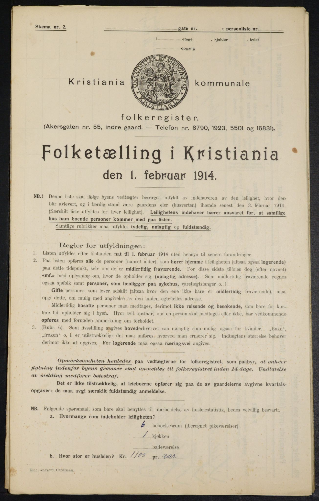 OBA, Kommunal folketelling 1.2.1914 for Kristiania, 1914, s. 87801