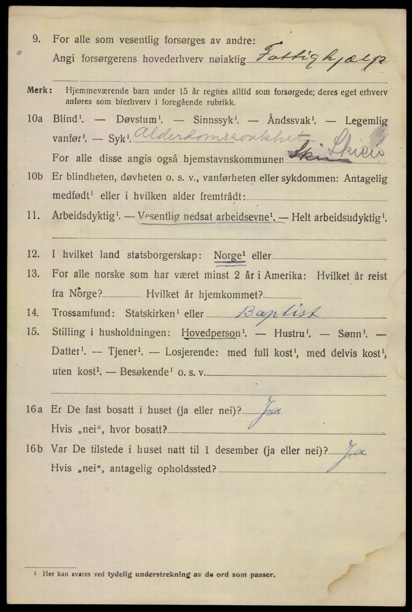 SAKO, Folketelling 1920 for 0806 Skien kjøpstad, 1920, s. 21821