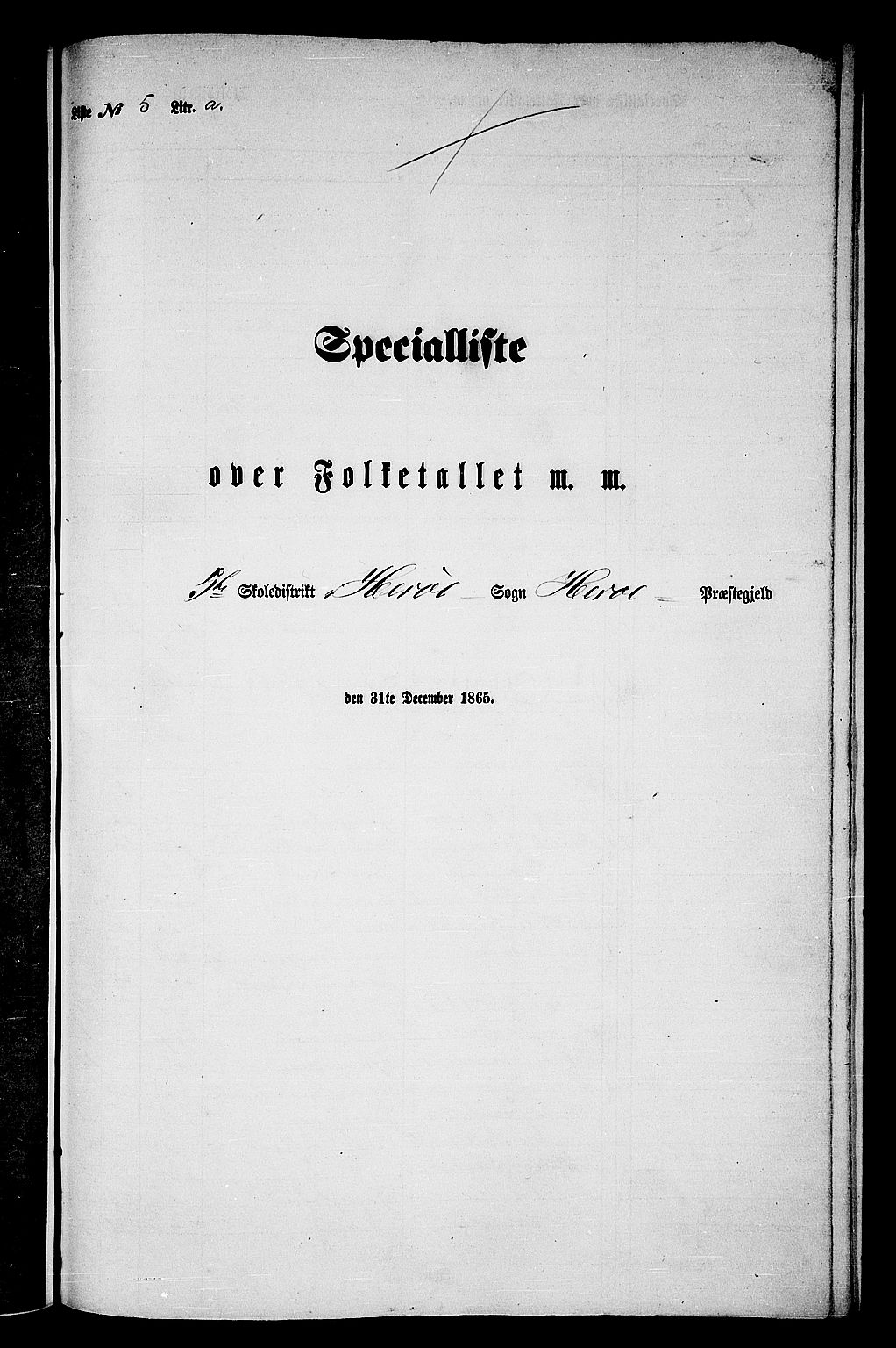 RA, Folketelling 1865 for 1818P Herøy prestegjeld, 1865, s. 86