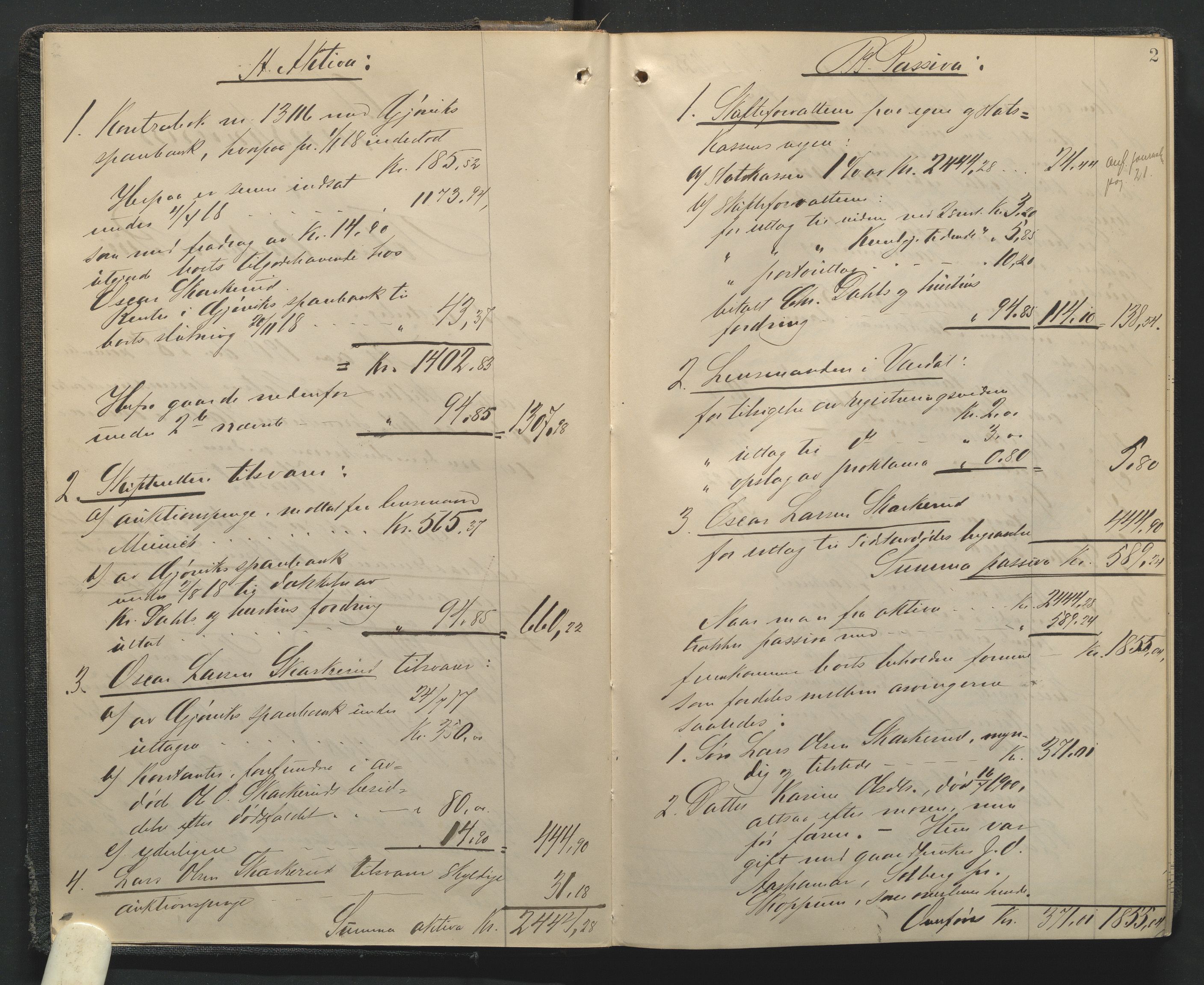 Toten tingrett, AV/SAH-TING-006/J/Jc/L0009: Skiftebehandlingsprotokoll - Vardal, 1918-1941, s. 2