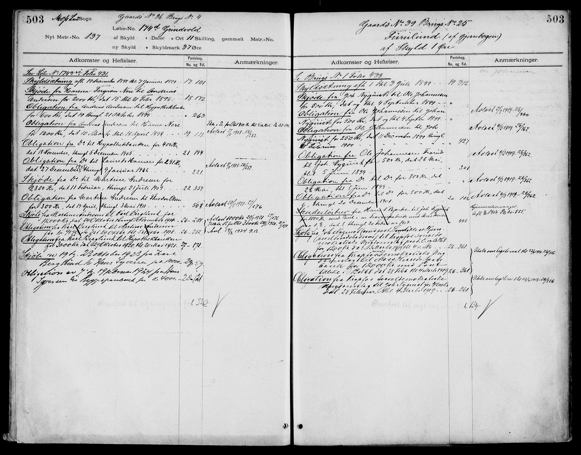 Moss sorenskriveri, SAO/A-10168: Panteregister nr. IV 3b, 1769-1926, s. 503