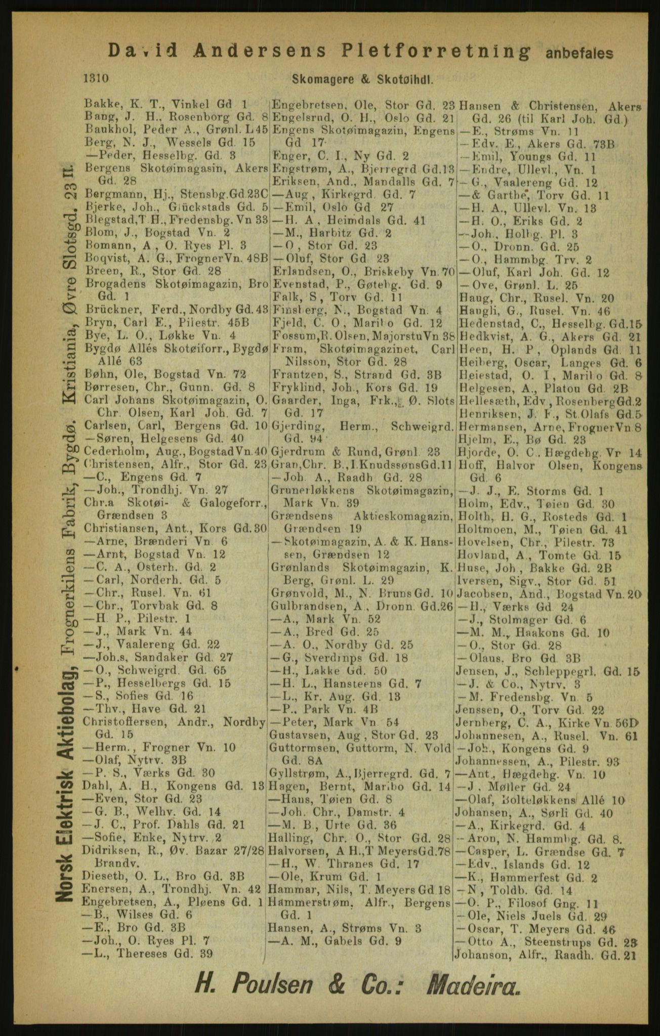 Kristiania/Oslo adressebok, PUBL/-, 1900, s. 1310