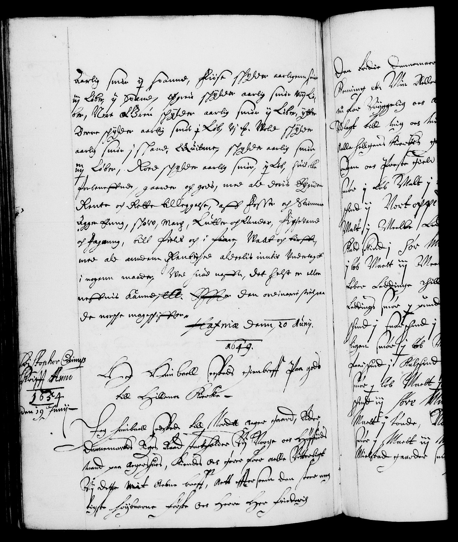 Danske Kanselli 1572-1799, AV/RA-EA-3023/F/Fc/Fca/Fcaa/L0007: Norske registre (mikrofilm), 1648-1650, s. 467b