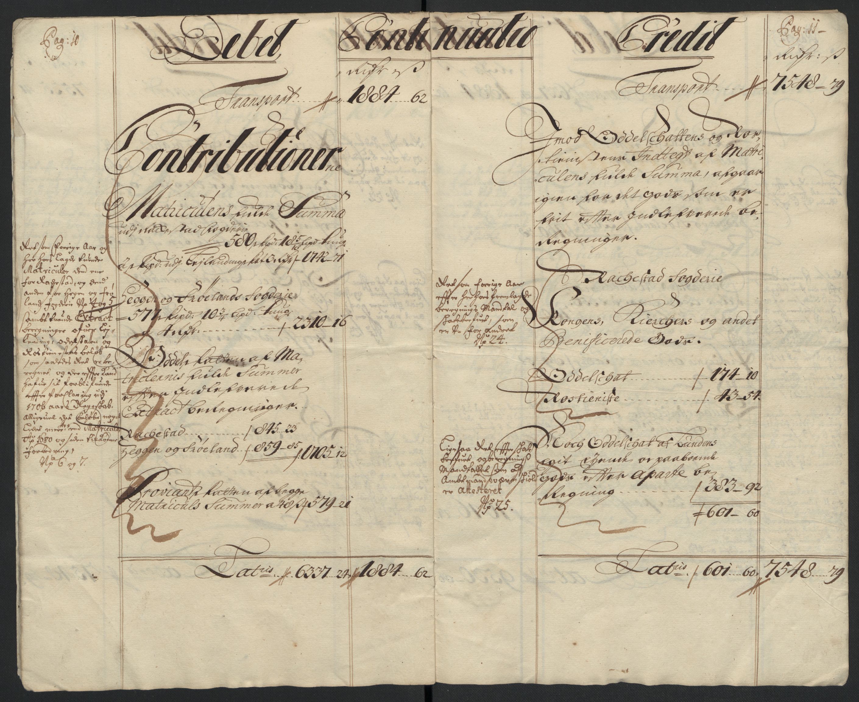 Rentekammeret inntil 1814, Reviderte regnskaper, Fogderegnskap, AV/RA-EA-4092/R07/L0301: Fogderegnskap Rakkestad, Heggen og Frøland, 1709, s. 9