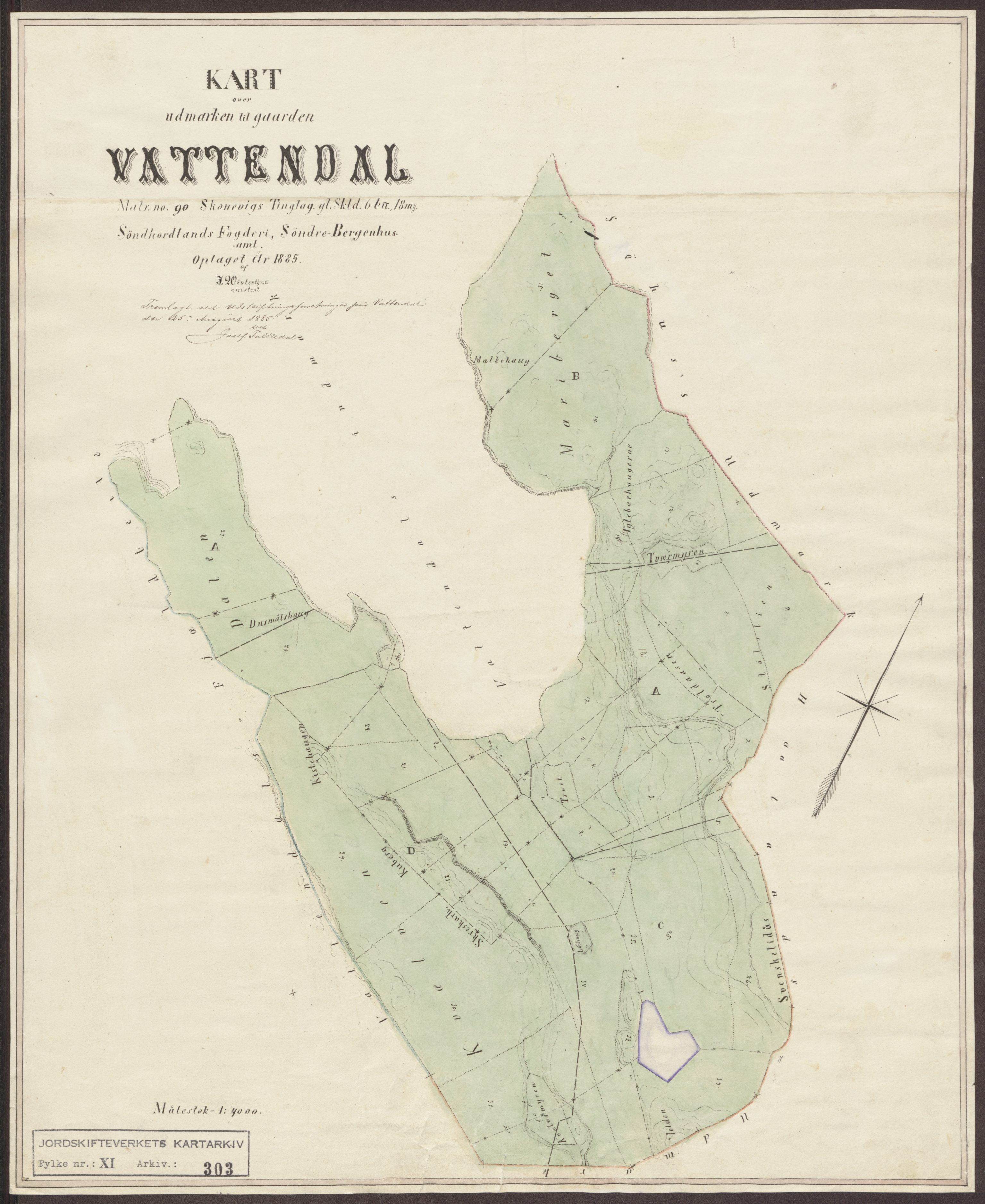 Jordskifteverkets kartarkiv, AV/RA-S-3929/T, 1859-1988, s. 406