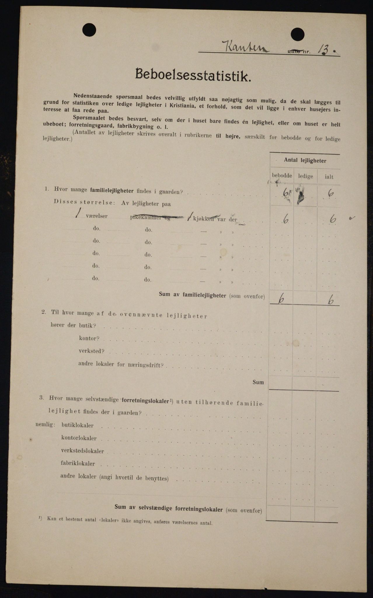 OBA, Kommunal folketelling 1.2.1909 for Kristiania kjøpstad, 1909, s. 44068
