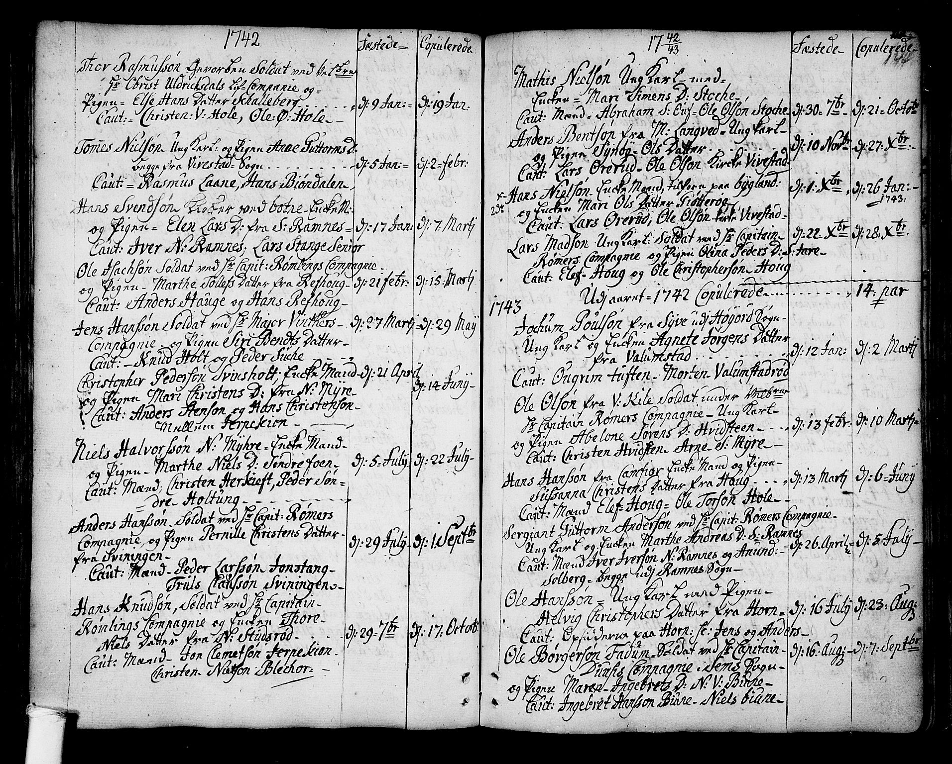 Ramnes kirkebøker, SAKO/A-314/F/Fa/L0001: Ministerialbok nr. I 1, 1732-1774, s. 144