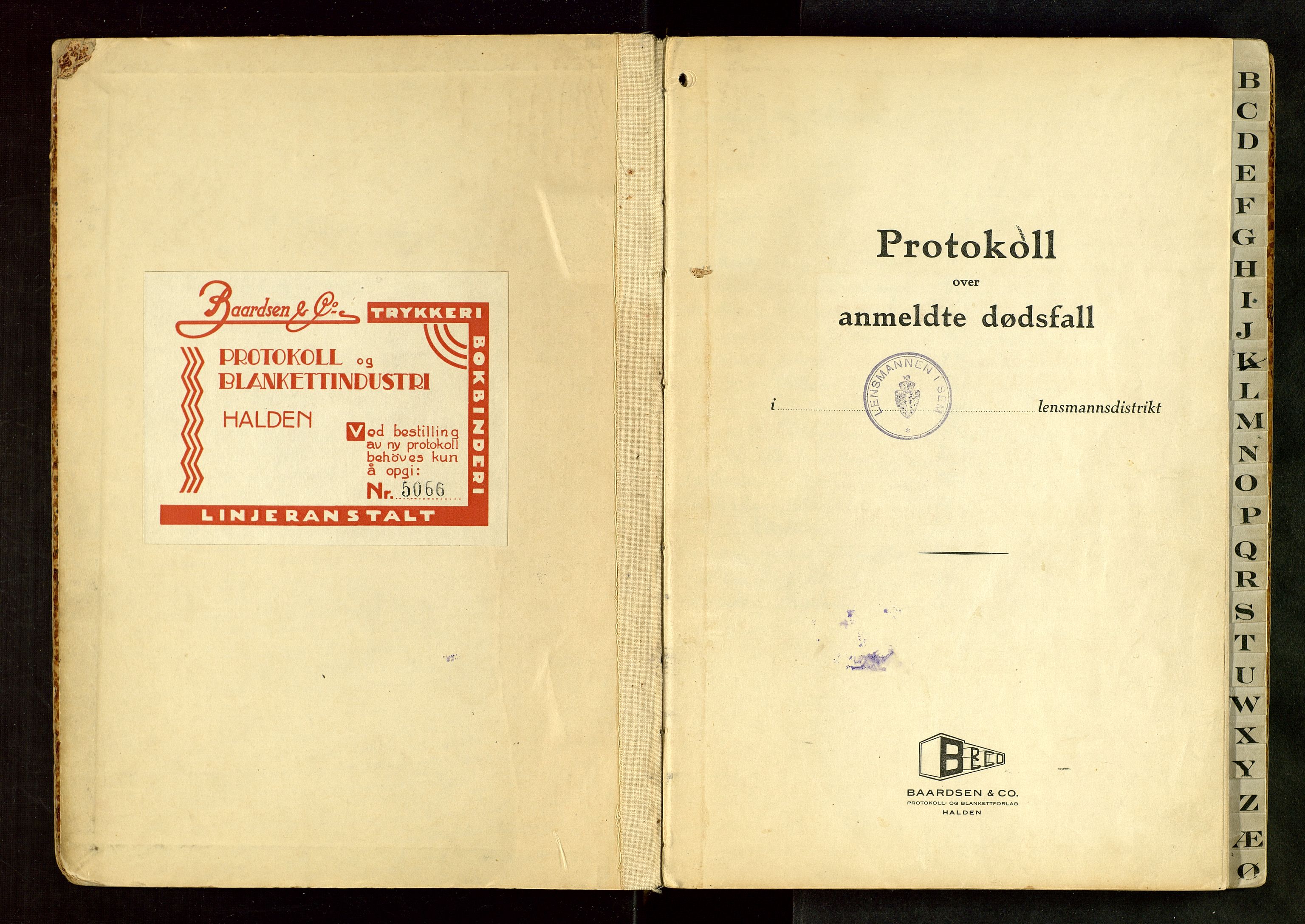 Sem lensmannskontor, SAKO/A-547/H/Ha/L0009: Dødsfallsprotokoll, 1945-1946