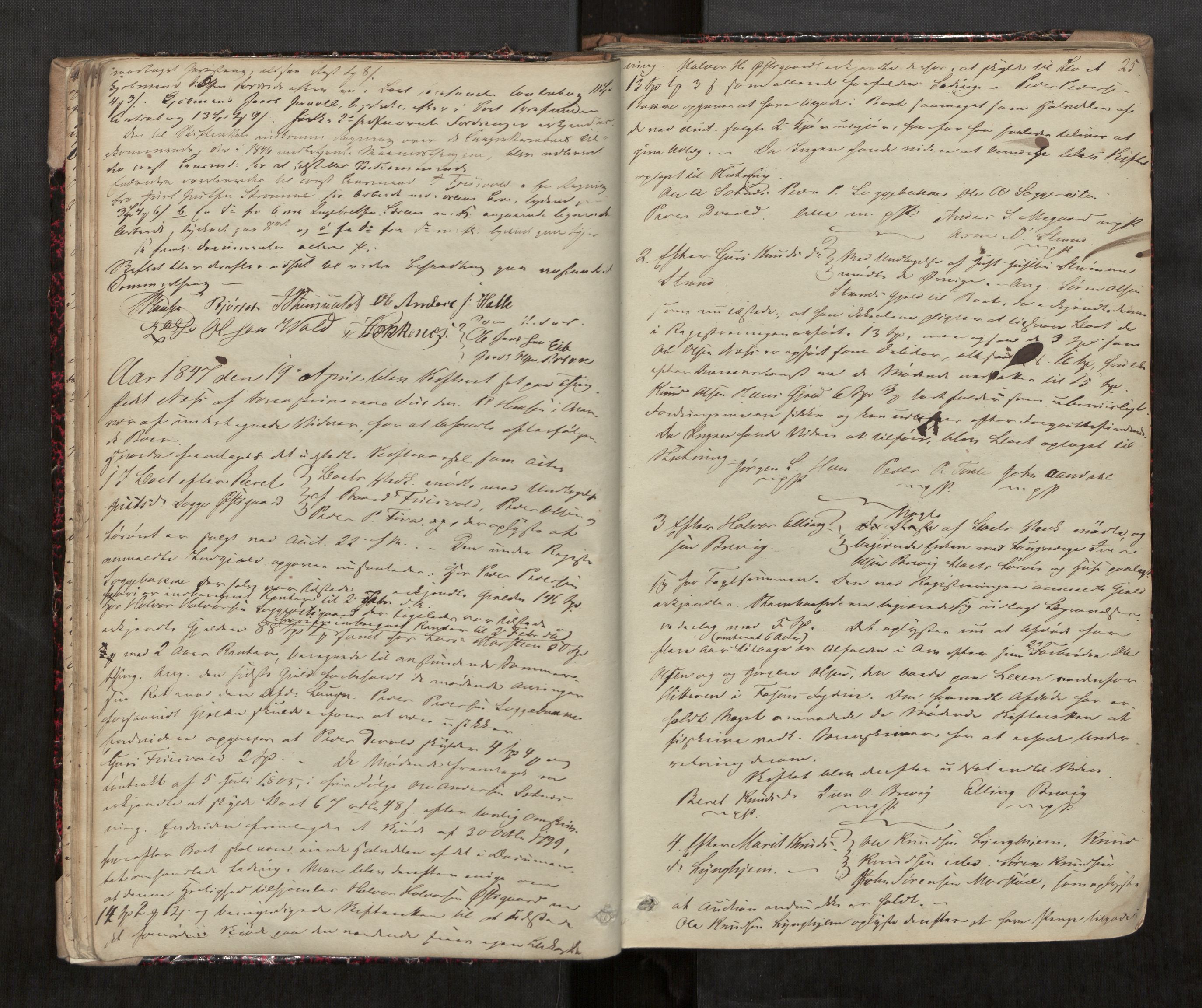 Romsdal sorenskriveri, AV/SAT-A-4149/1/3/3B/L0004: Skiftebehandlingsprotokoll, 1846-1852, s. 25