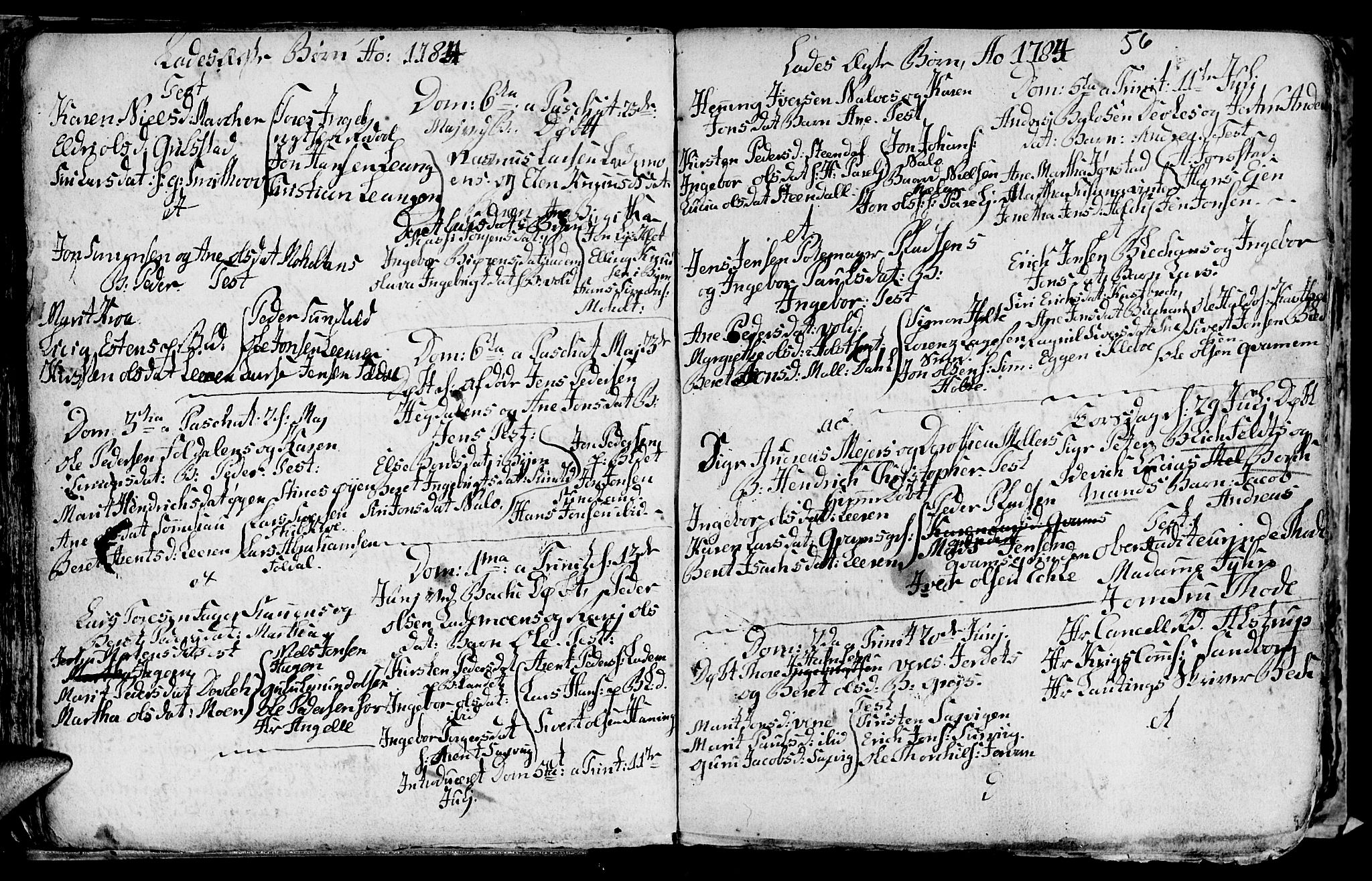 Ministerialprotokoller, klokkerbøker og fødselsregistre - Sør-Trøndelag, AV/SAT-A-1456/606/L0305: Klokkerbok nr. 606C01, 1757-1819, s. 56