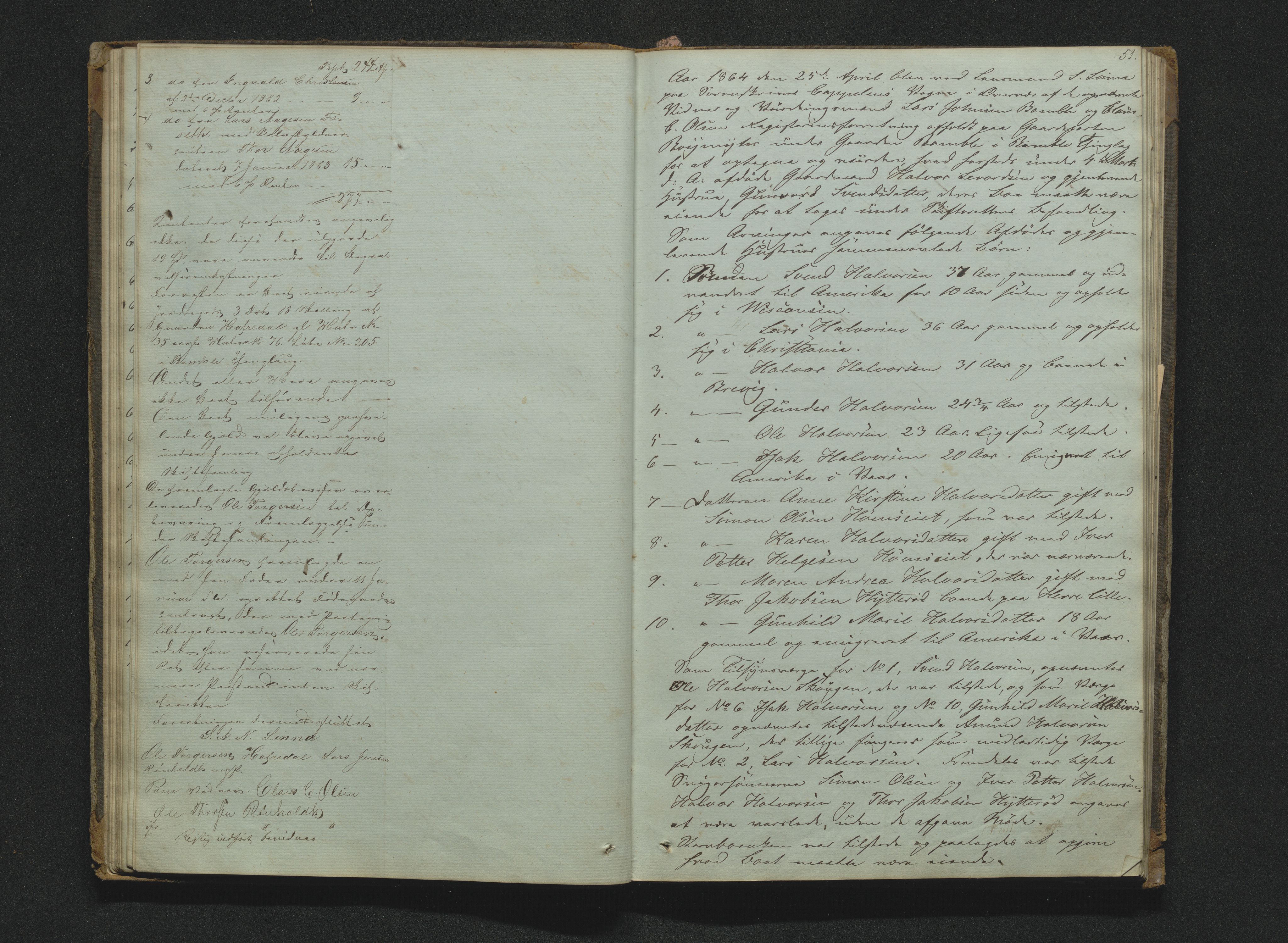 Bamble sorenskriveri, AV/SAKO-A-214/H/Hb/Hbb/Hbbb/L0001/0003: Skifteregisteringsprotokoll  / Skifteregisteringsprotokoll 3, 1860-1882, s. 50-51
