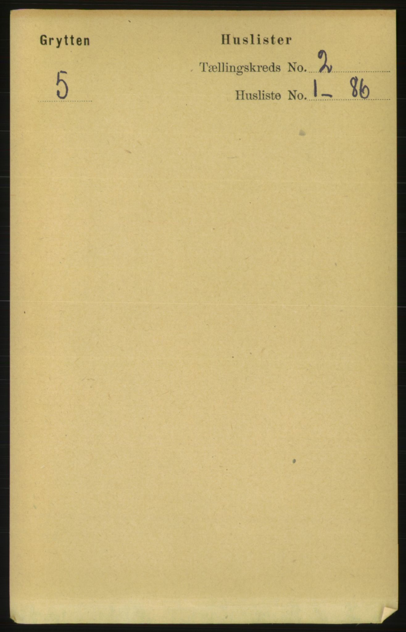 RA, Folketelling 1891 for 1539 Grytten herred, 1891, s. 348