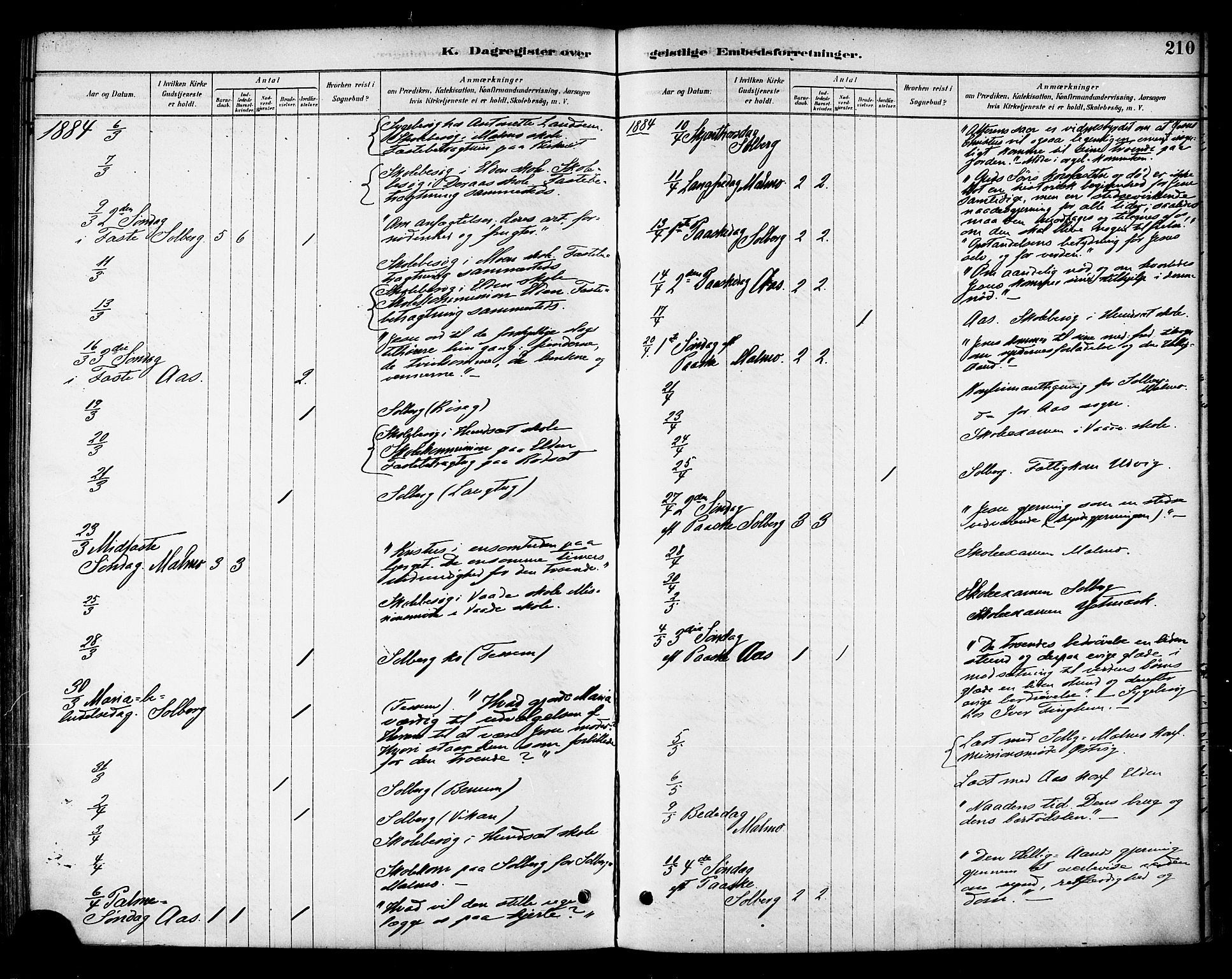 Ministerialprotokoller, klokkerbøker og fødselsregistre - Nord-Trøndelag, SAT/A-1458/741/L0395: Ministerialbok nr. 741A09, 1878-1888, s. 210