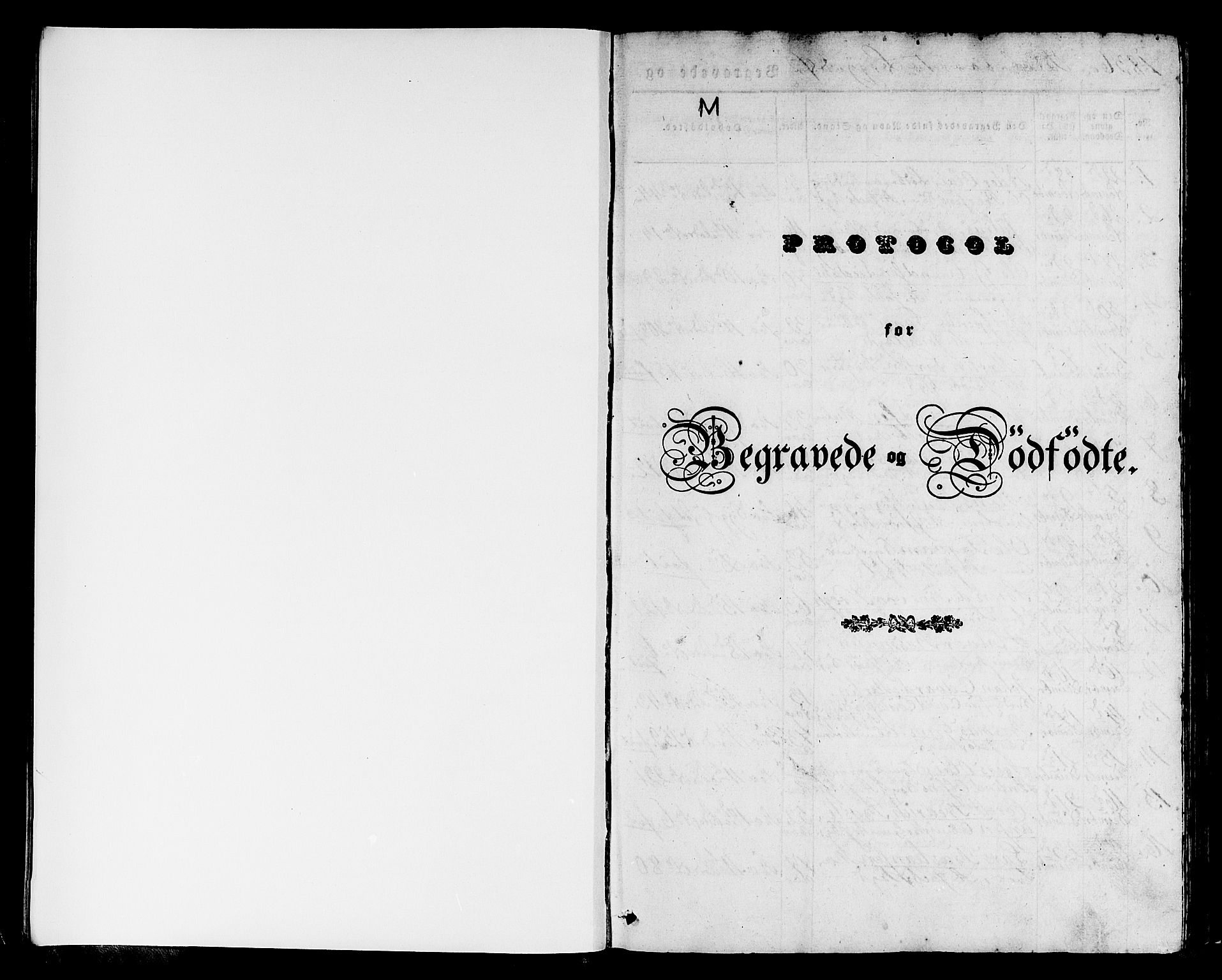 Domkirken sokneprestembete, AV/SAB-A-74801/H/Hab/L0037: Klokkerbok nr. E 1, 1836-1848