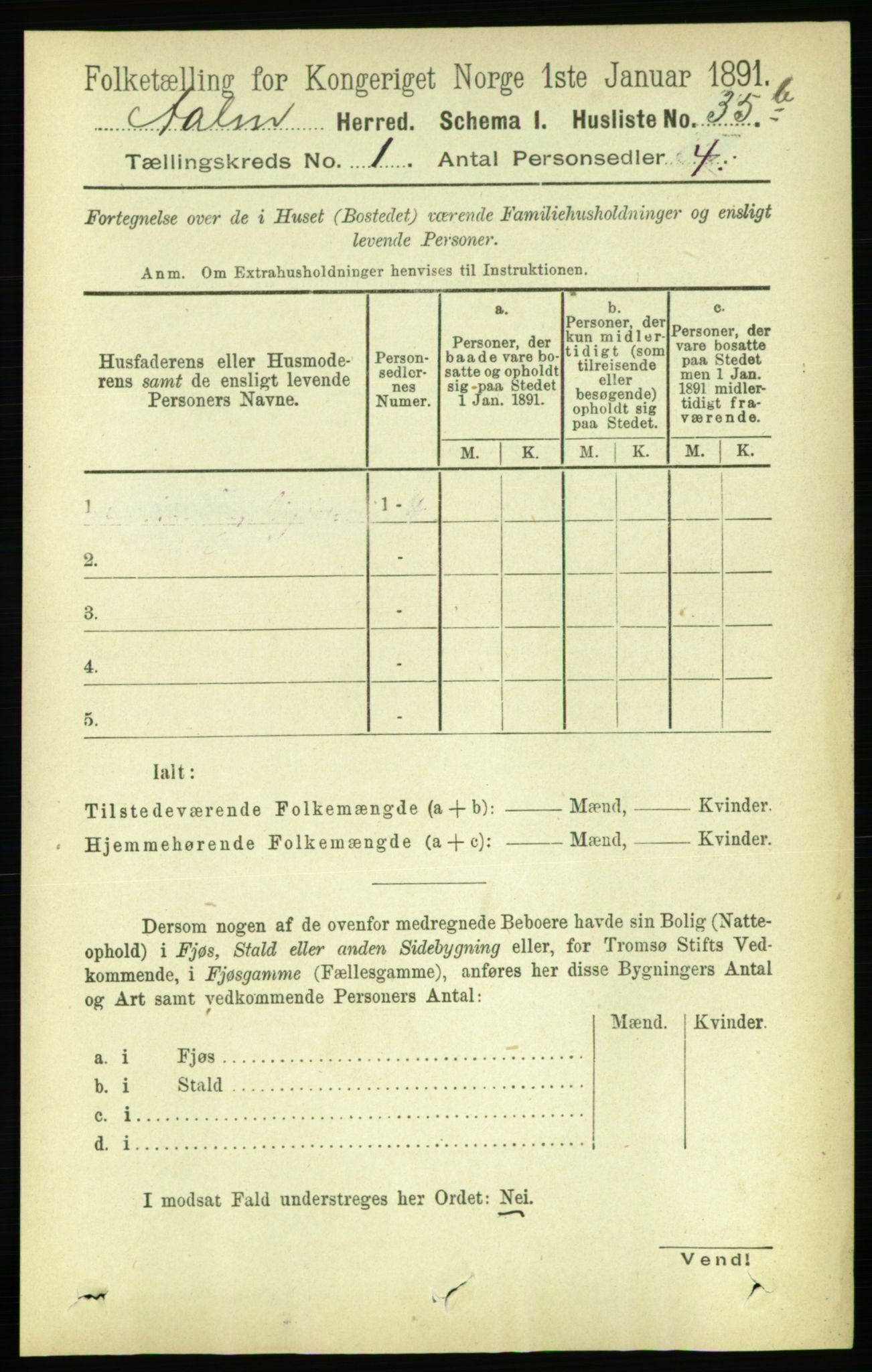 RA, Folketelling 1891 for 1644 Ålen herred, 1891, s. 54