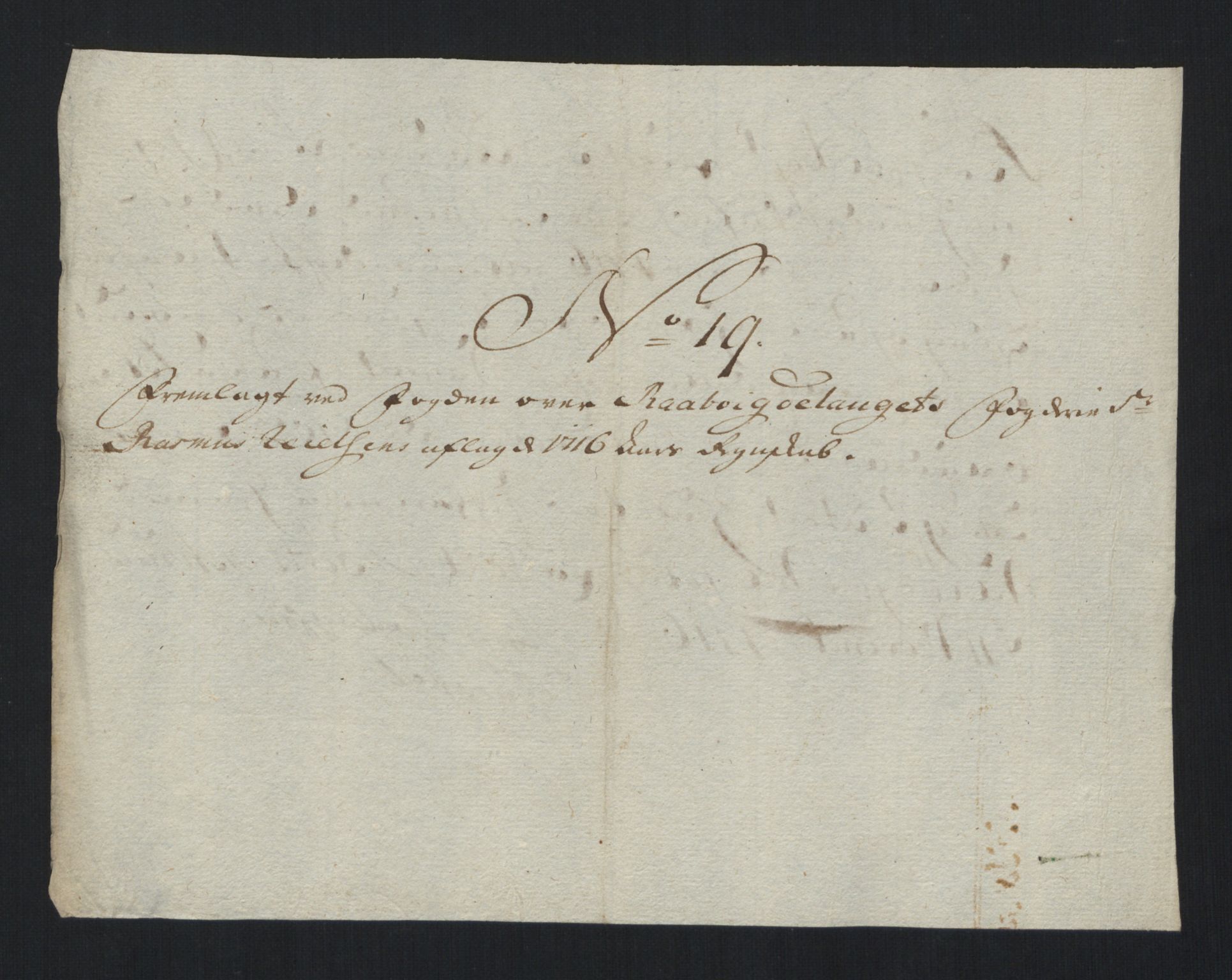 Rentekammeret inntil 1814, Reviderte regnskaper, Fogderegnskap, RA/EA-4092/R40/L2452: Fogderegnskap Råbyggelag, 1716-1717, s. 130