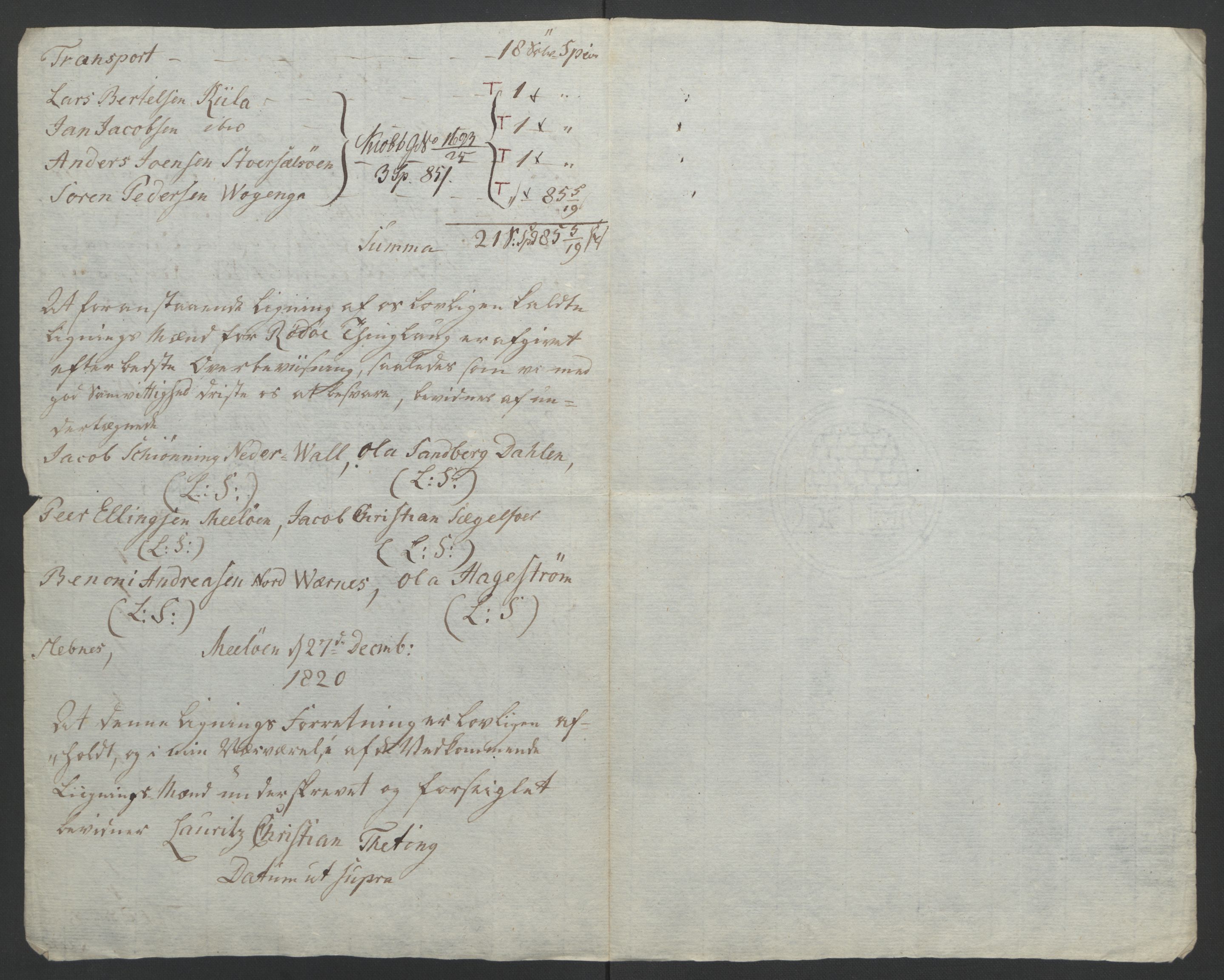 Sølvskatten 1816, NOBA/SOLVSKATTEN/A/L0056: Bind 57: Helgeland fogderi, 1816-1823, s. 23