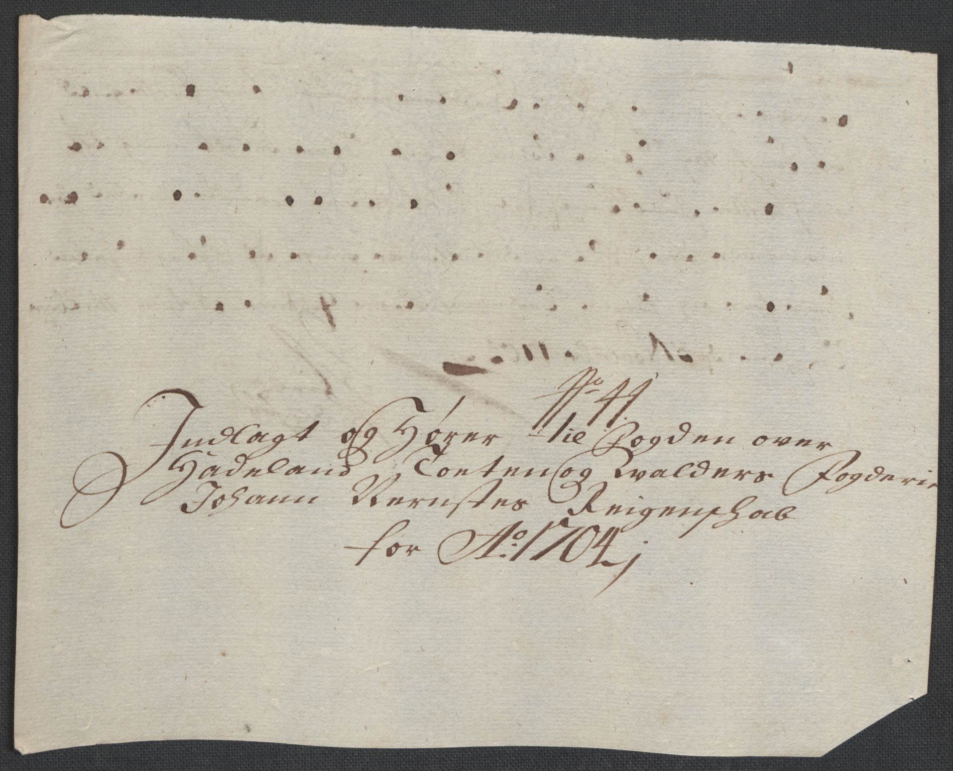 Rentekammeret inntil 1814, Reviderte regnskaper, Fogderegnskap, RA/EA-4092/R18/L1302: Fogderegnskap Hadeland, Toten og Valdres, 1704, s. 410