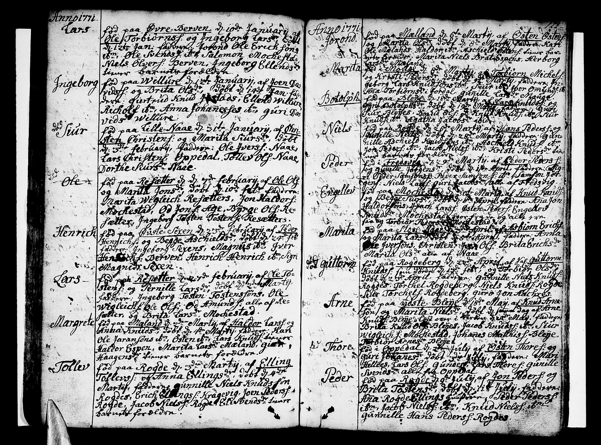 Ullensvang sokneprestembete, AV/SAB-A-78701/H/Haa: Ministerialbok nr. A 6 /1, 1758-1788, s. 122