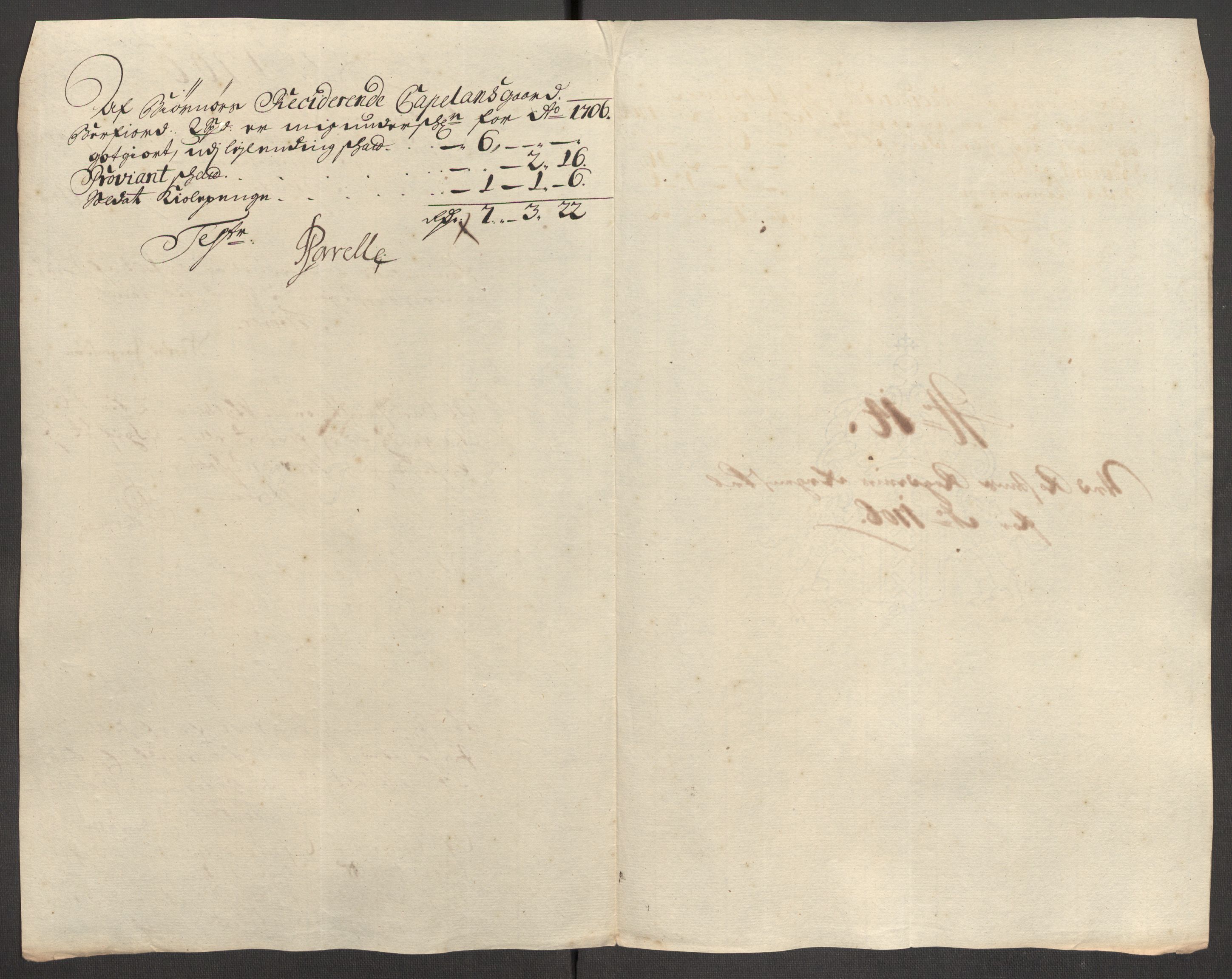 Rentekammeret inntil 1814, Reviderte regnskaper, Fogderegnskap, RA/EA-4092/R57/L3857: Fogderegnskap Fosen, 1706-1707, s. 134