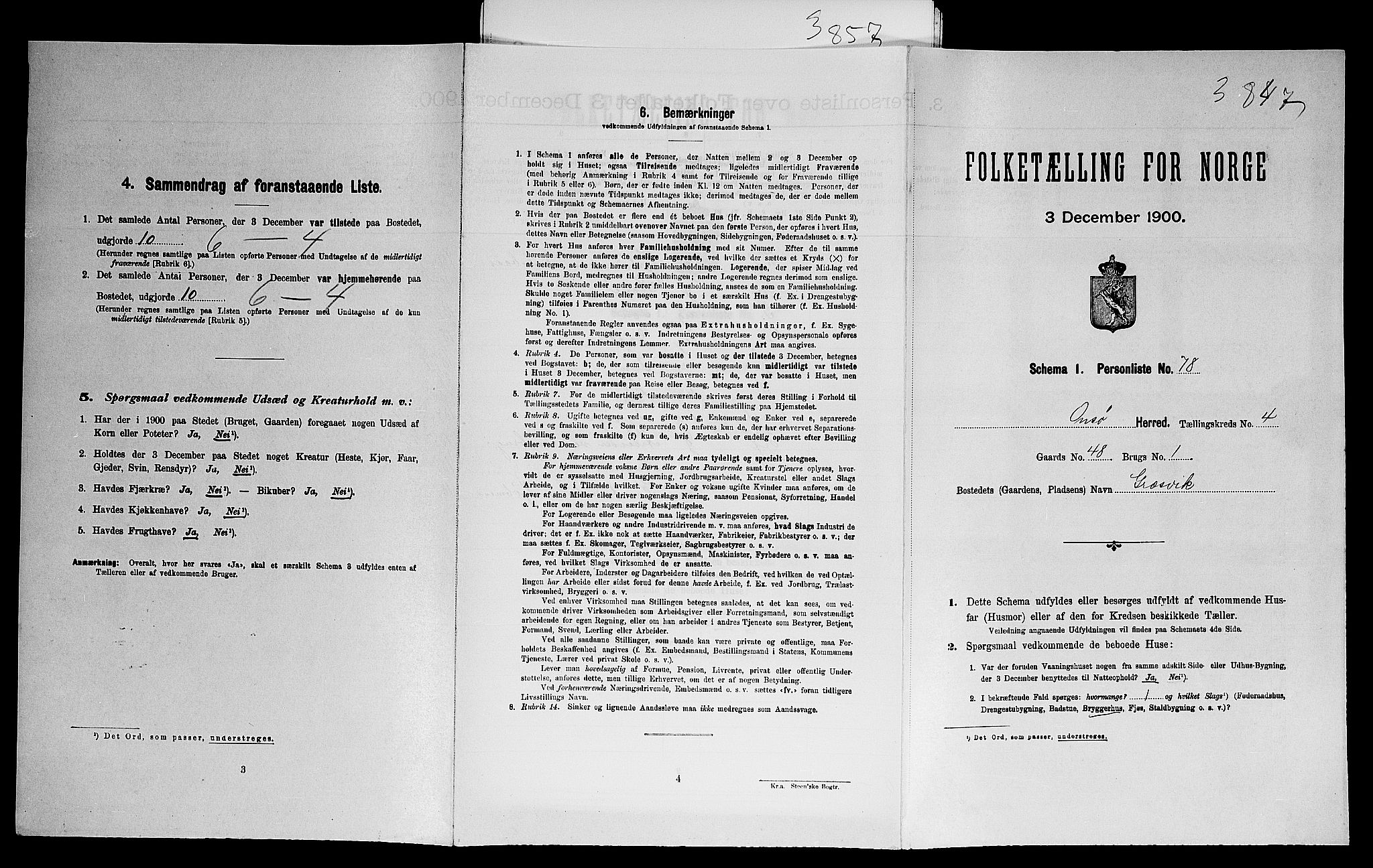 SAO, Folketelling 1900 for 0134 Onsøy herred, 1900, s. 829
