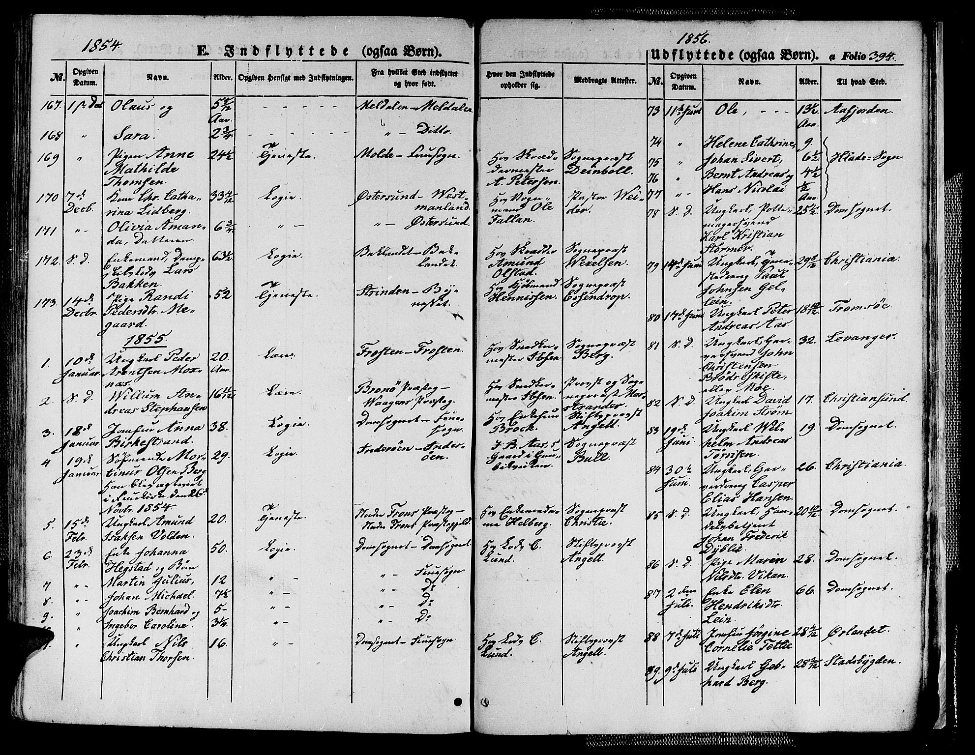 Ministerialprotokoller, klokkerbøker og fødselsregistre - Sør-Trøndelag, SAT/A-1456/602/L0137: Klokkerbok nr. 602C05, 1846-1856, s. 394