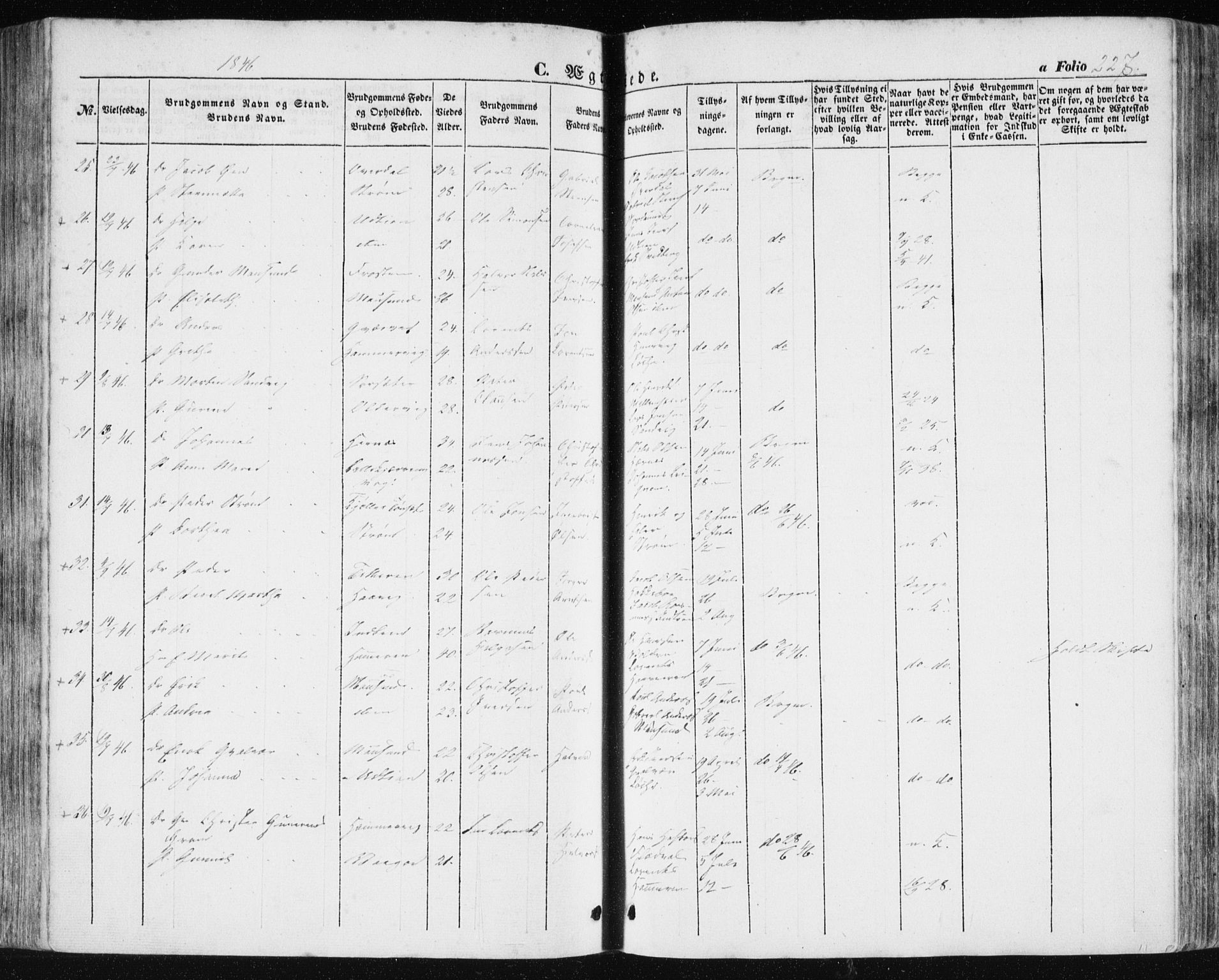 Ministerialprotokoller, klokkerbøker og fødselsregistre - Sør-Trøndelag, SAT/A-1456/634/L0529: Ministerialbok nr. 634A05, 1843-1851, s. 227